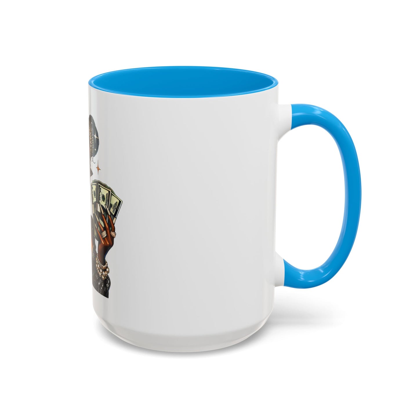 Colorful Black History Stylish Money Queen Trendy Mug