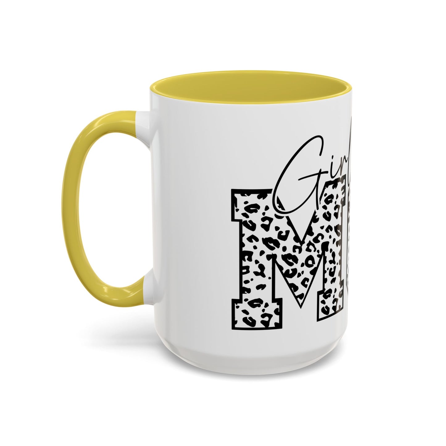 Girl Mom Leopard Colorful Mug