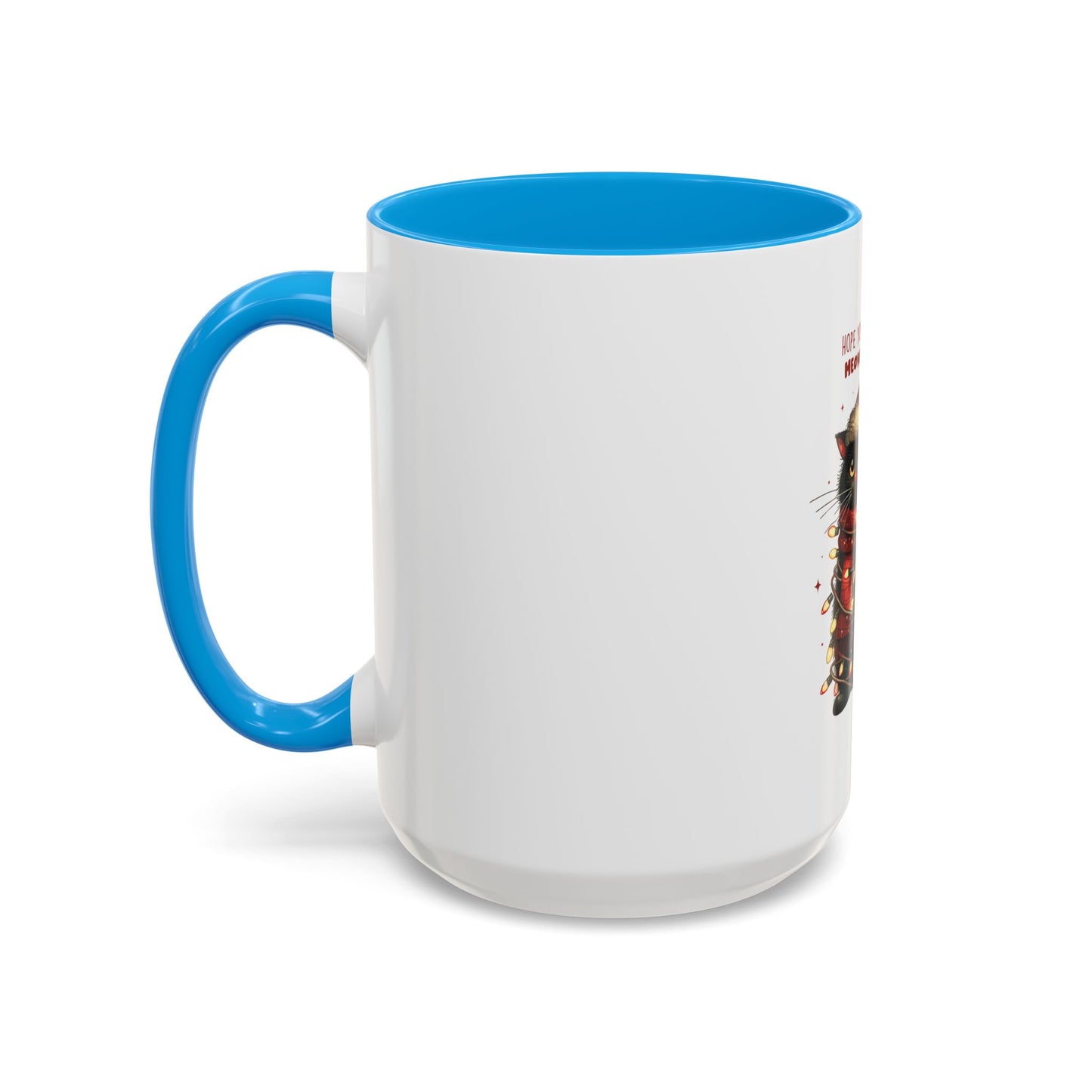 Meowy Bright Christmas Colorful Cat Perfectly Festive Mug