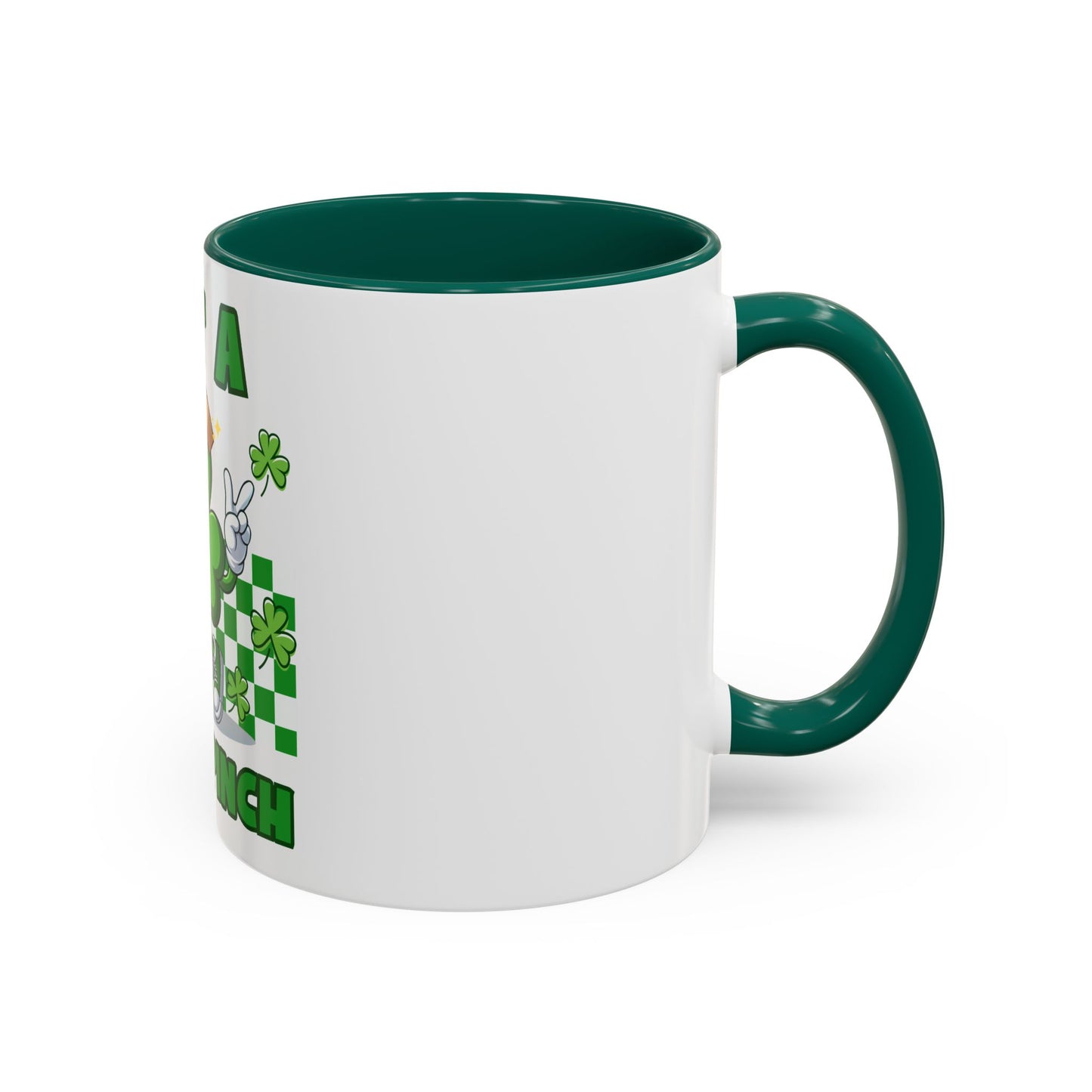 St. Patrick's Day Two-Tone Coffee Just a Little Pinch Lucky Charm Mug