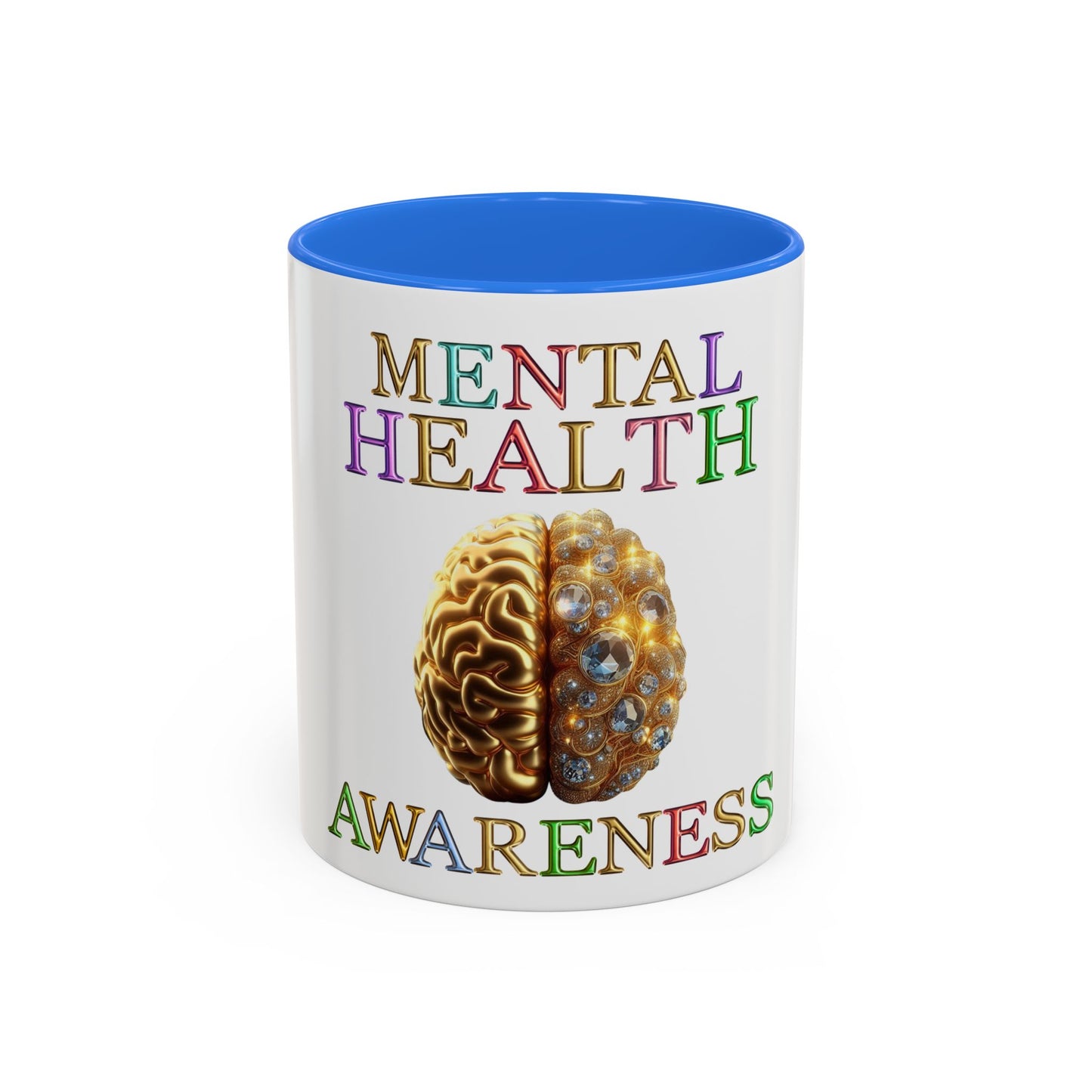 Colorful Mental Health Awareness Inspirational Self-Care Reminder Mug
