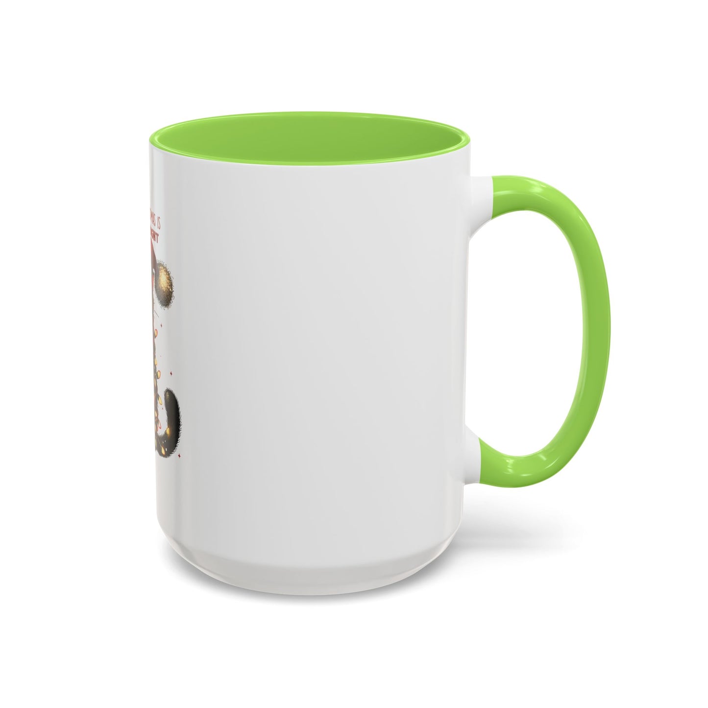 Meowy Bright Christmas Colorful Cat Perfectly Festive Mug