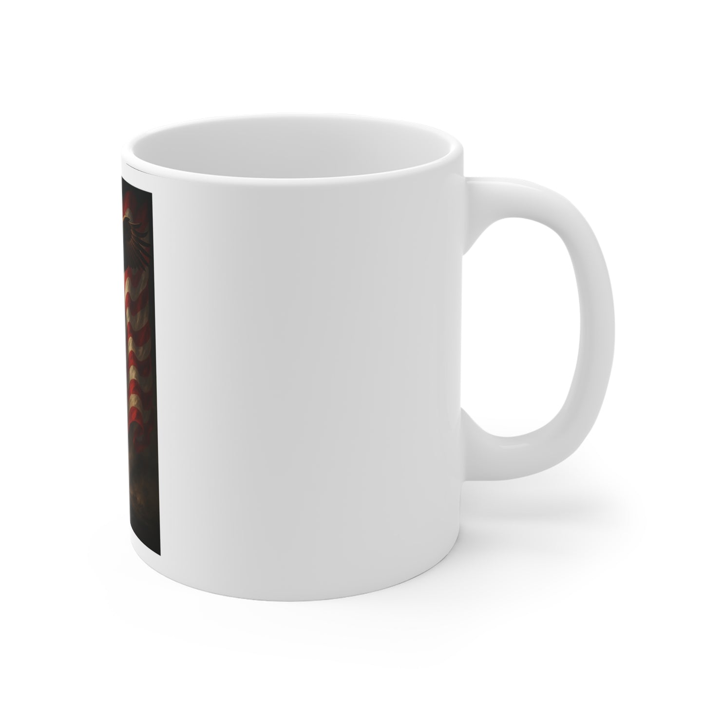 Patriotic Eagle Military Mug