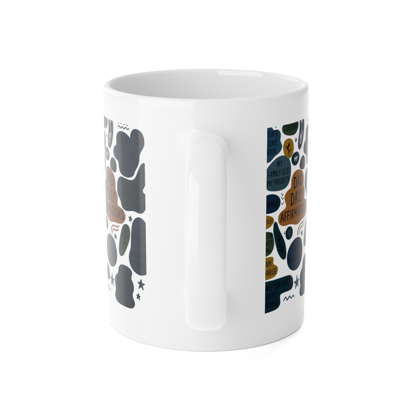 Dad Daily Affirmations Inspirational Mug Motivational Unique Present for Dad