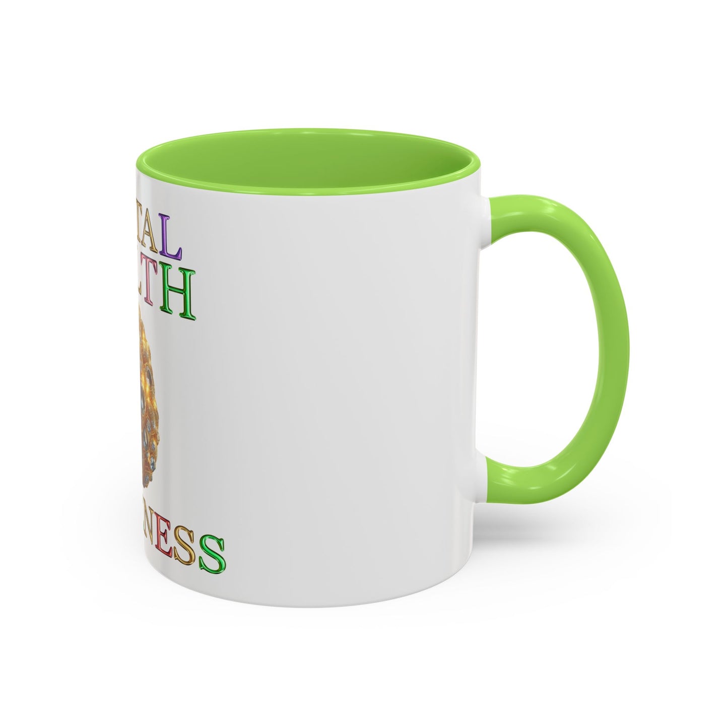 Colorful Mental Health Awareness Inspirational Self-Care Reminder Mug