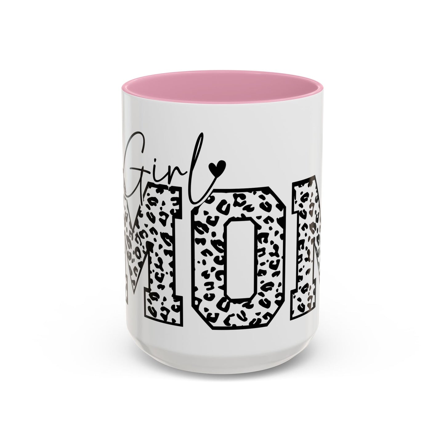 Girl Mom Leopard Colorful Mug