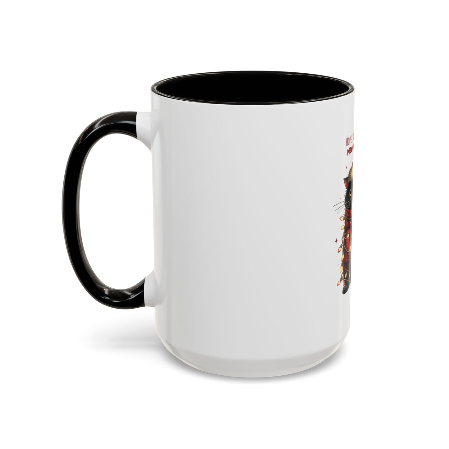 Meowy Bright Christmas Colorful Cat Perfectly Festive Mug
