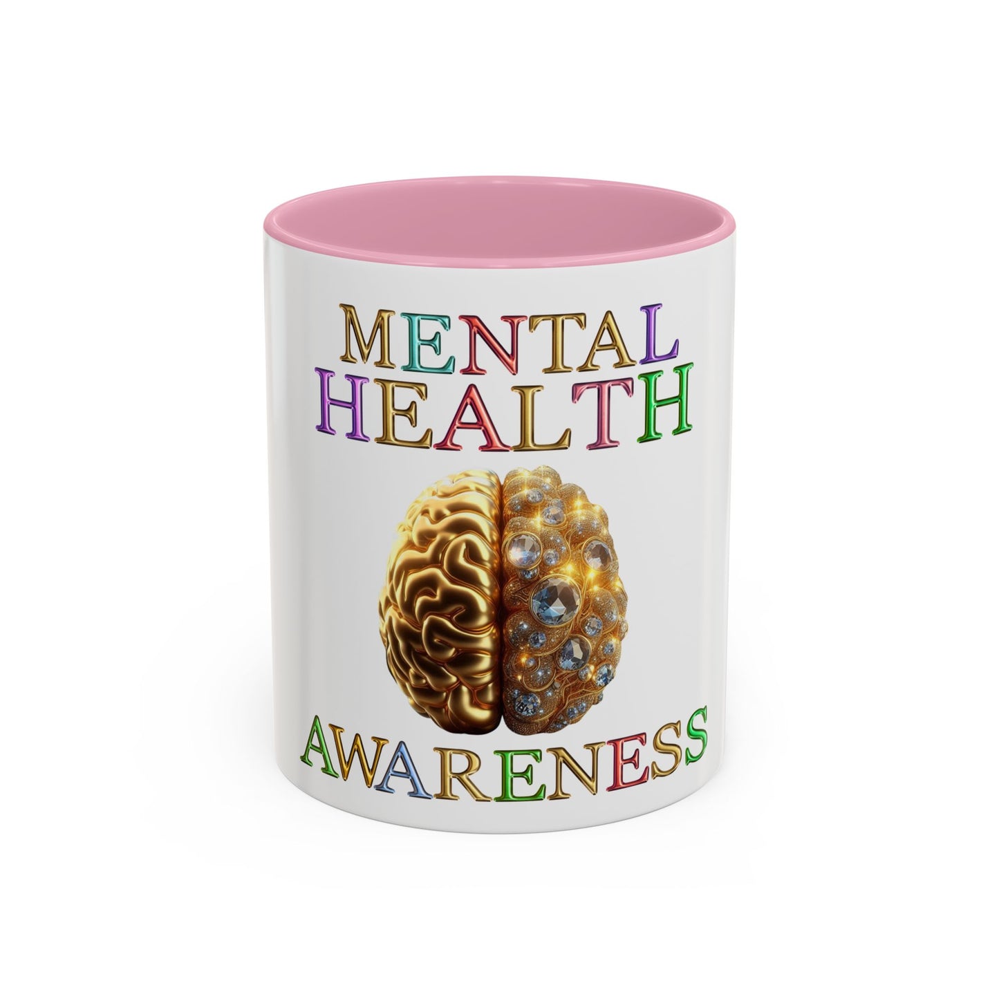 Colorful Mental Health Awareness Inspirational Self-Care Reminder Mug
