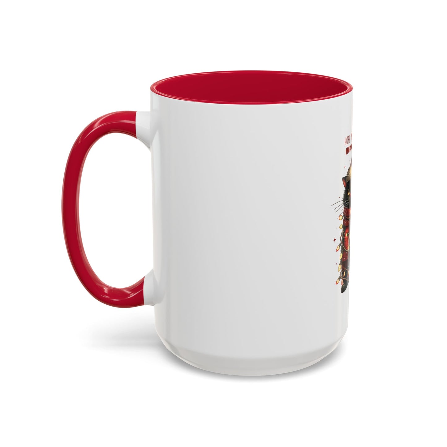 Meowy Bright Christmas Colorful Cat Perfectly Festive Mug