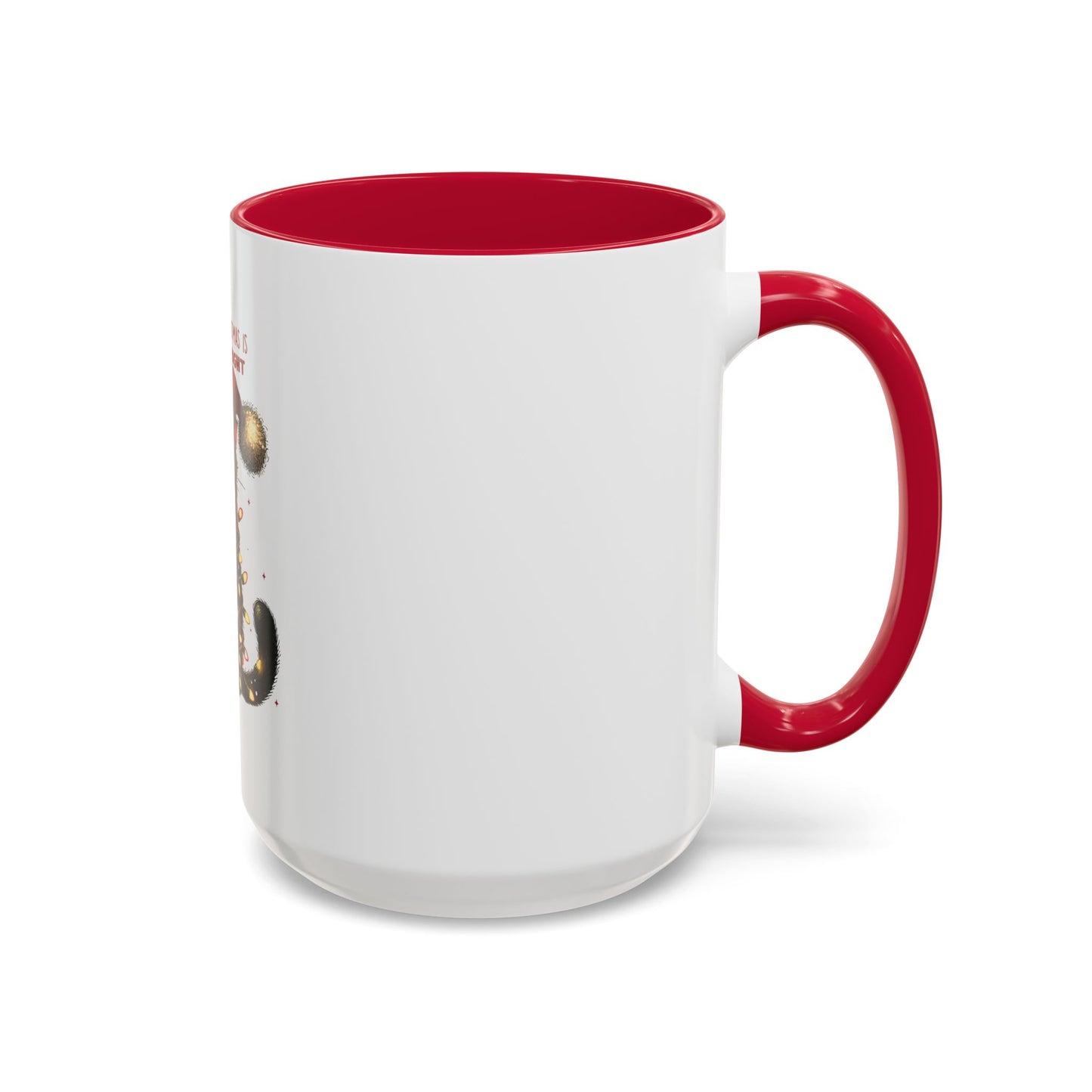 Meowy Bright Christmas Colorful Cat Perfectly Festive Mug