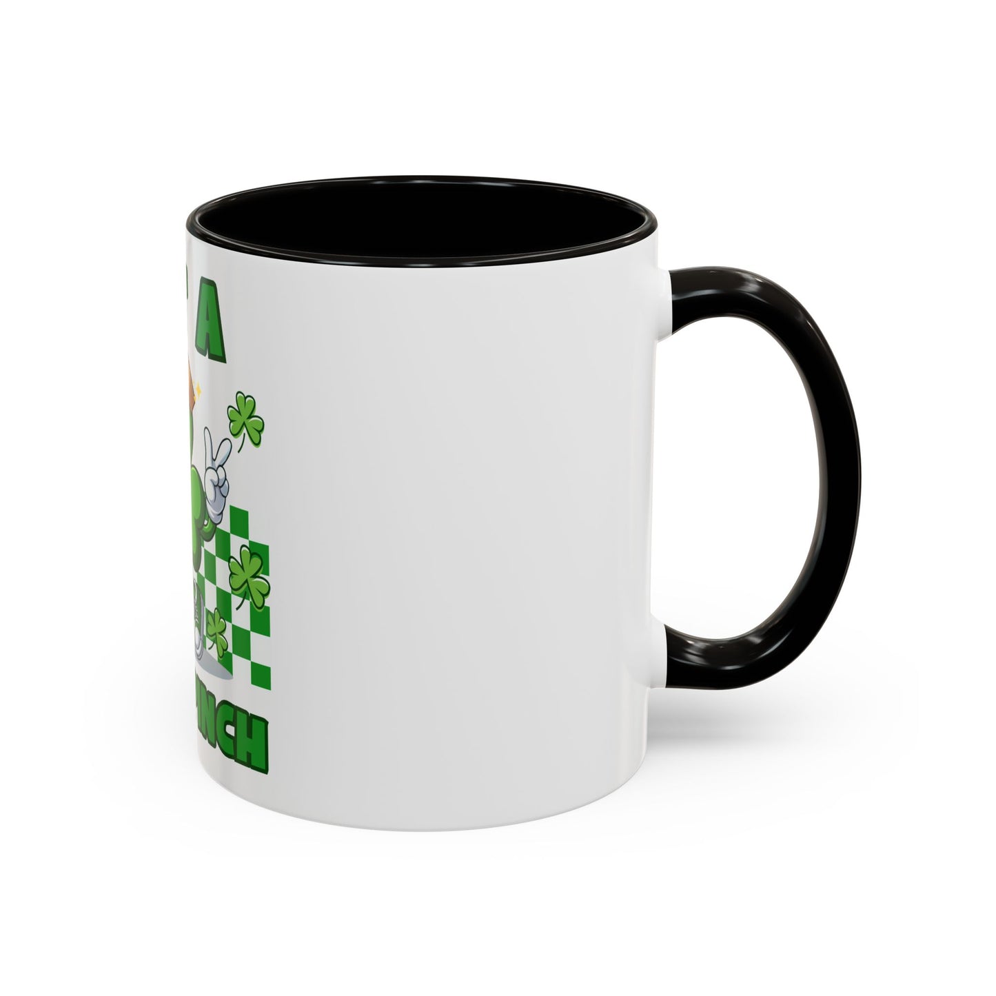 St. Patrick's Day Two-Tone Coffee Just a Little Pinch Lucky Charm Mug