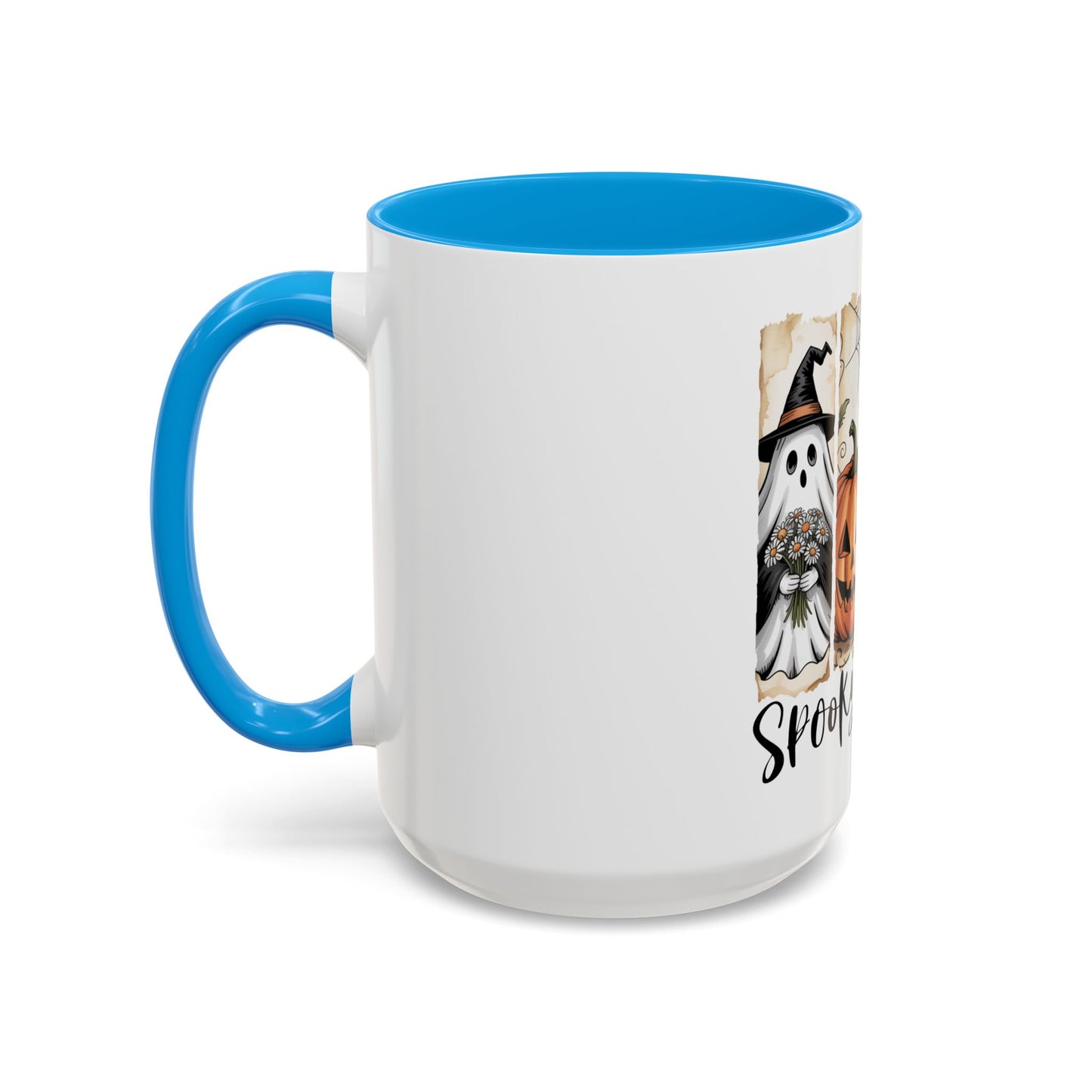 Colorful Spooky-Season Brushstroke-Halloween Mug