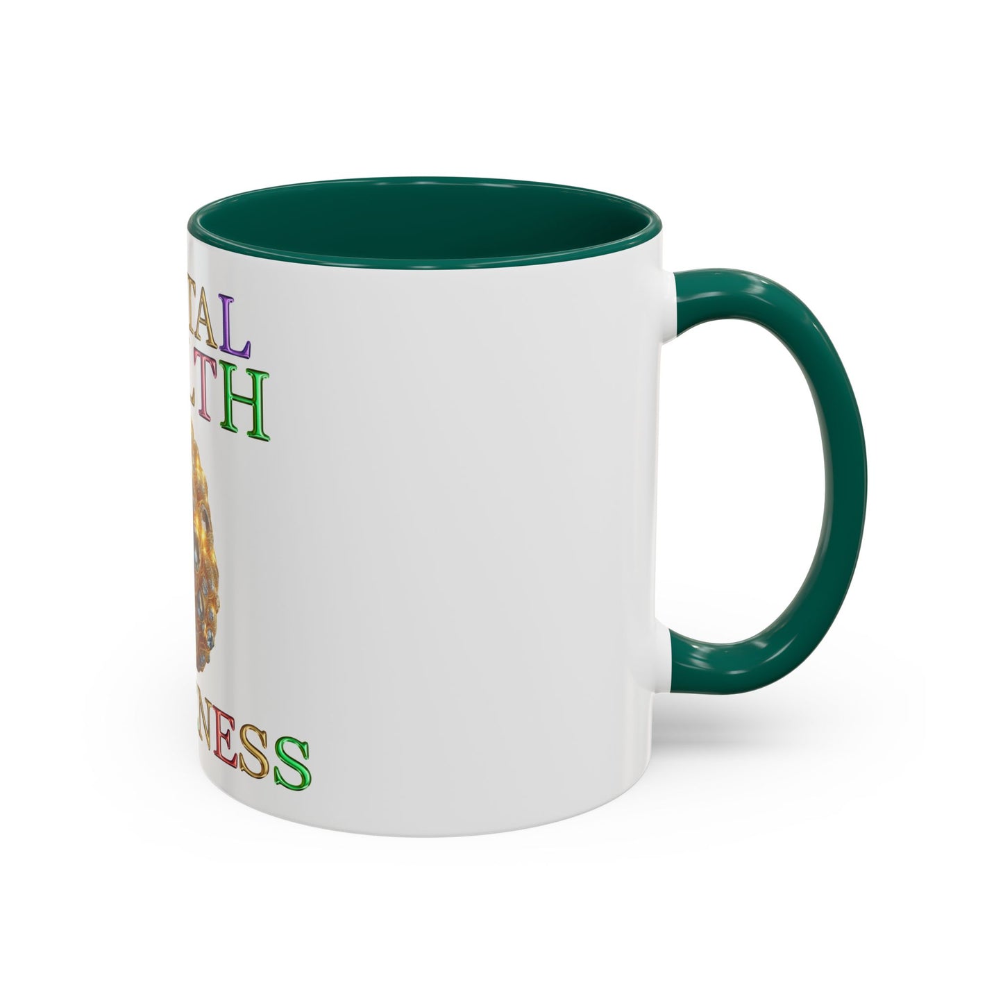 Colorful Mental Health Awareness Inspirational Self-Care Reminder Mug