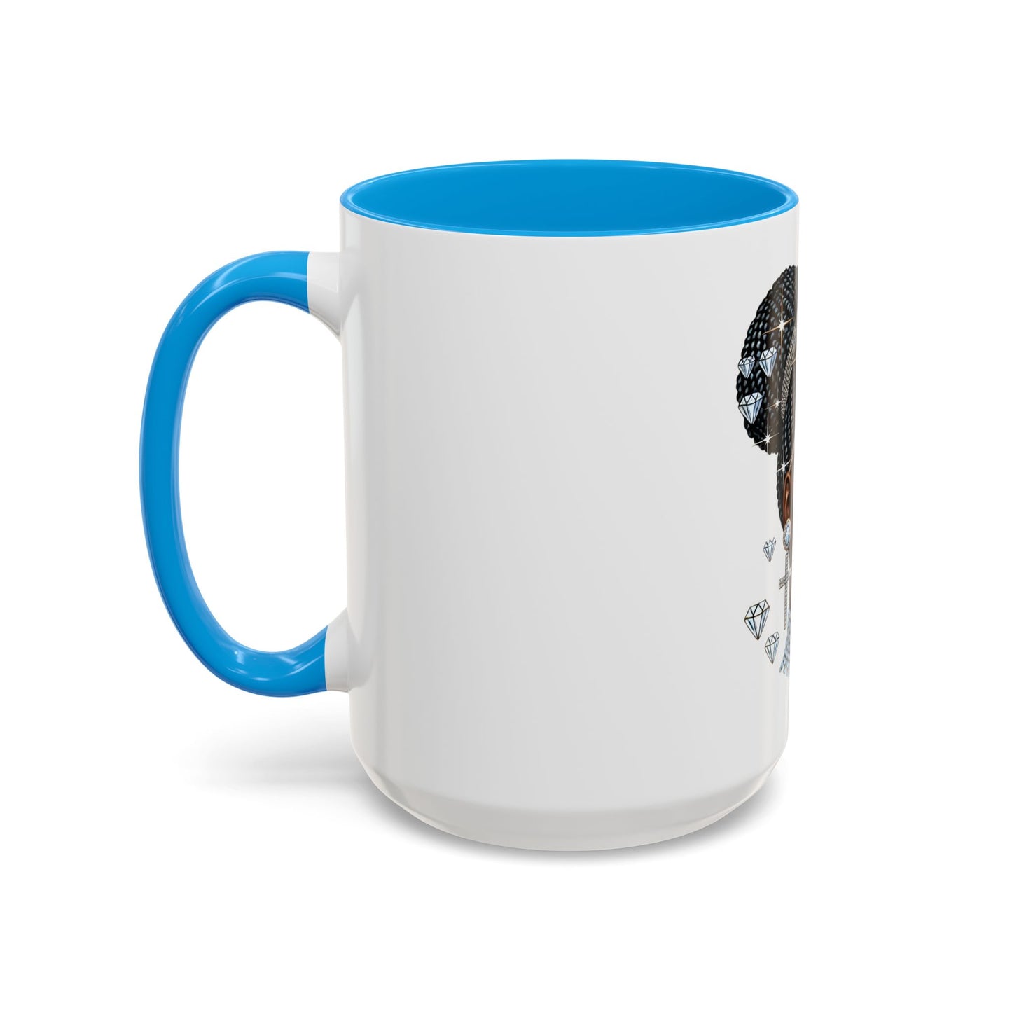 Colorful Black History Woman Rhinestones Mug