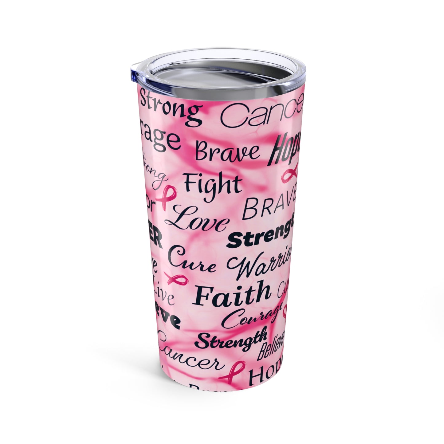 Breast Cancer Awareness Inspirational Tumbler Motivational Quotes
