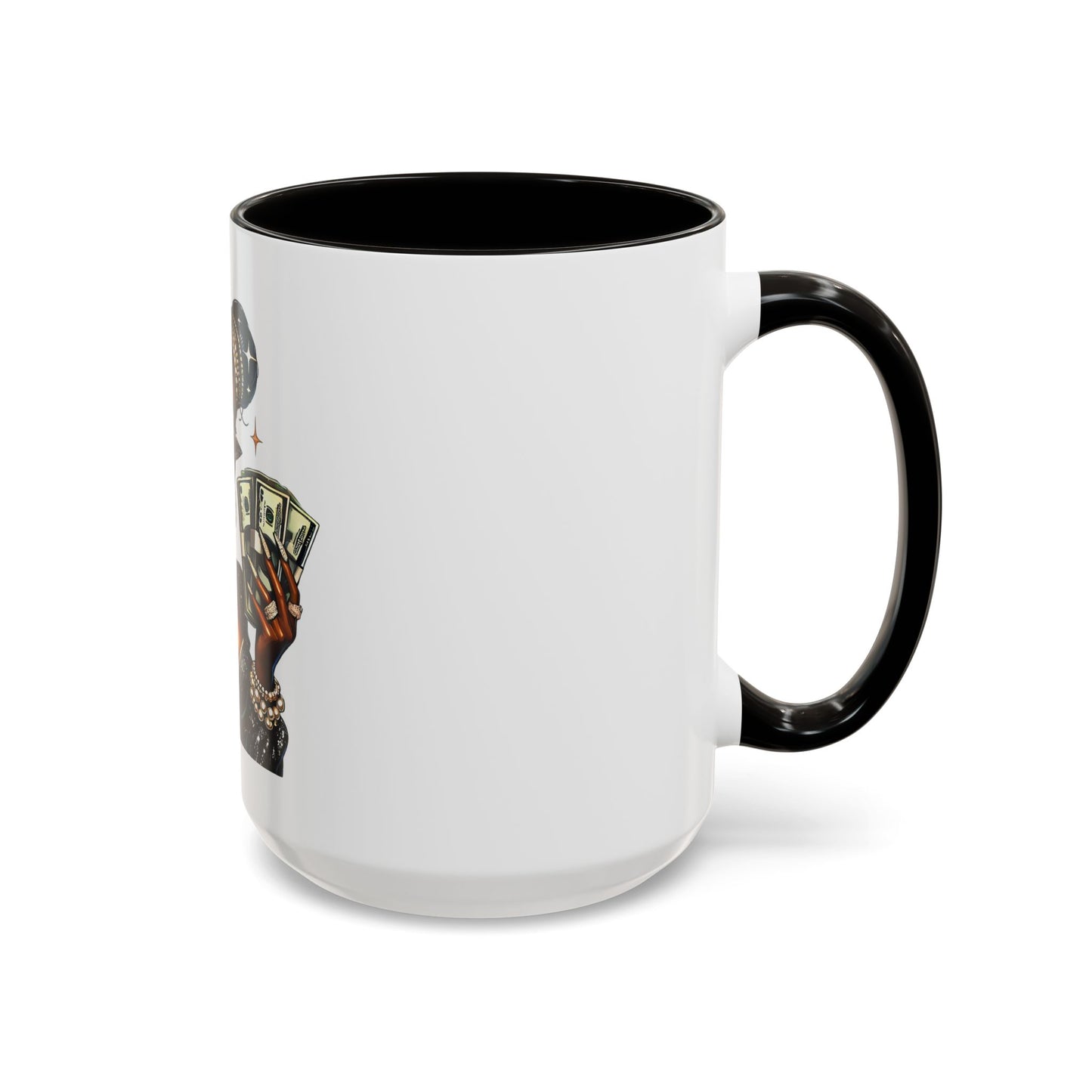 Colorful Black History Stylish Money Queen Trendy Mug