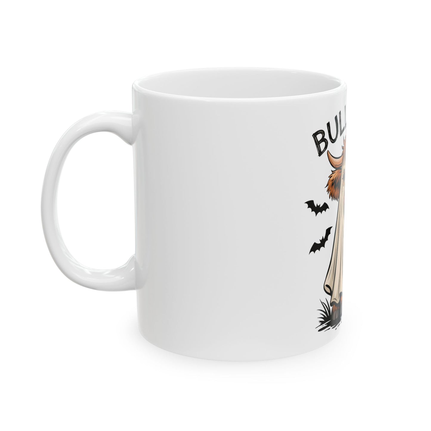 Bull Sheet Funny Halloween Ghost Cow Mug