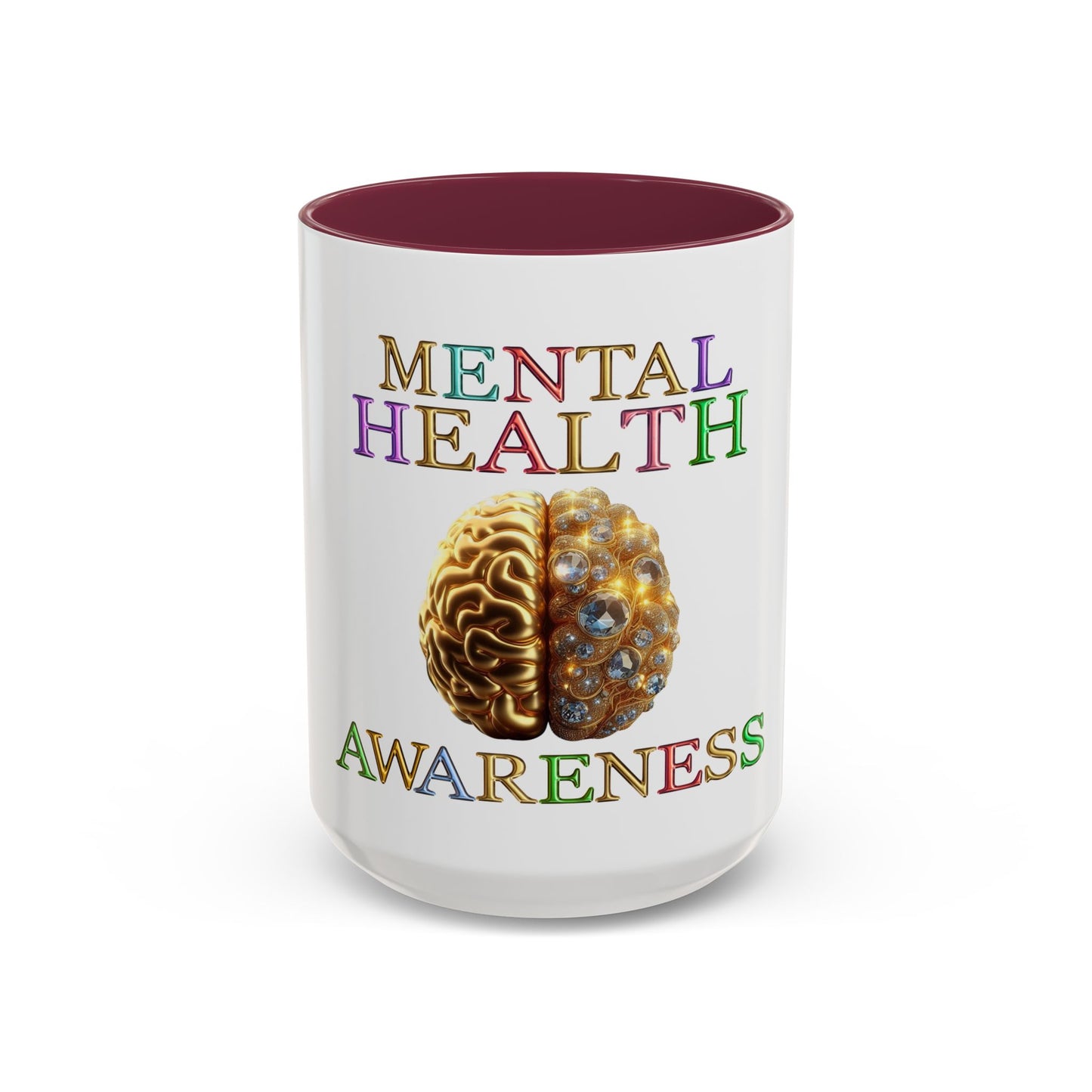 Colorful Mental Health Awareness Inspirational Self-Care Reminder Mug