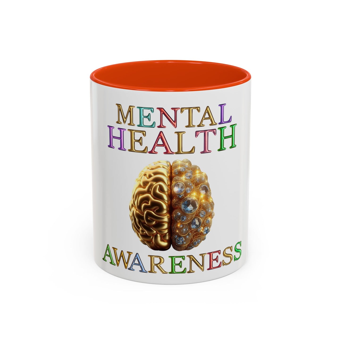 Colorful Mental Health Awareness Inspirational Self-Care Reminder Mug