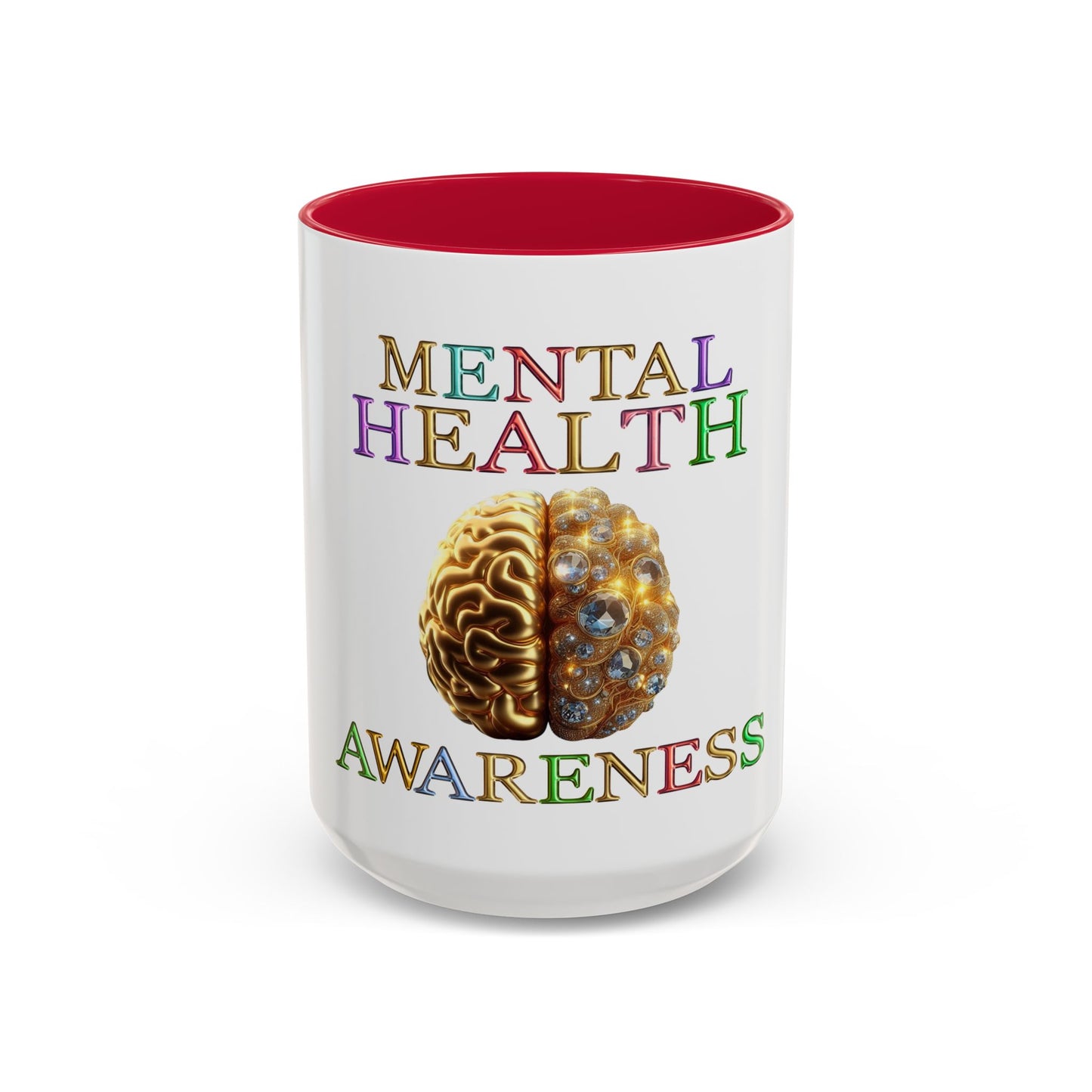 Colorful Mental Health Awareness Inspirational Self-Care Reminder Mug