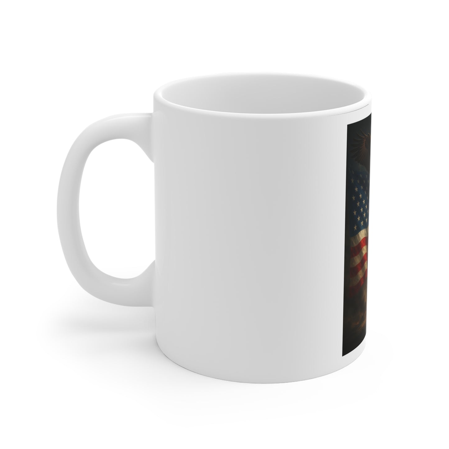 Patriotic Eagle Military Mug