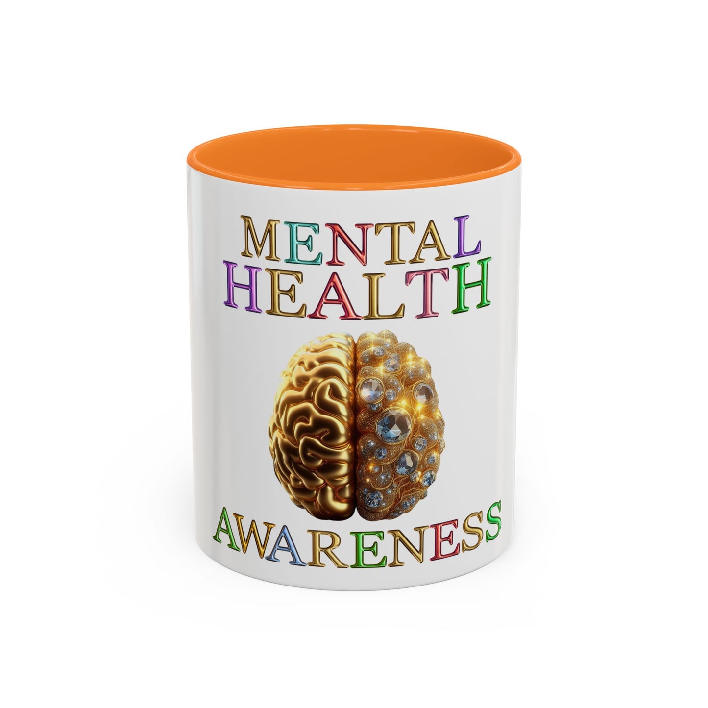 Colorful Mental Health Awareness Inspirational Self-Care Reminder Mug