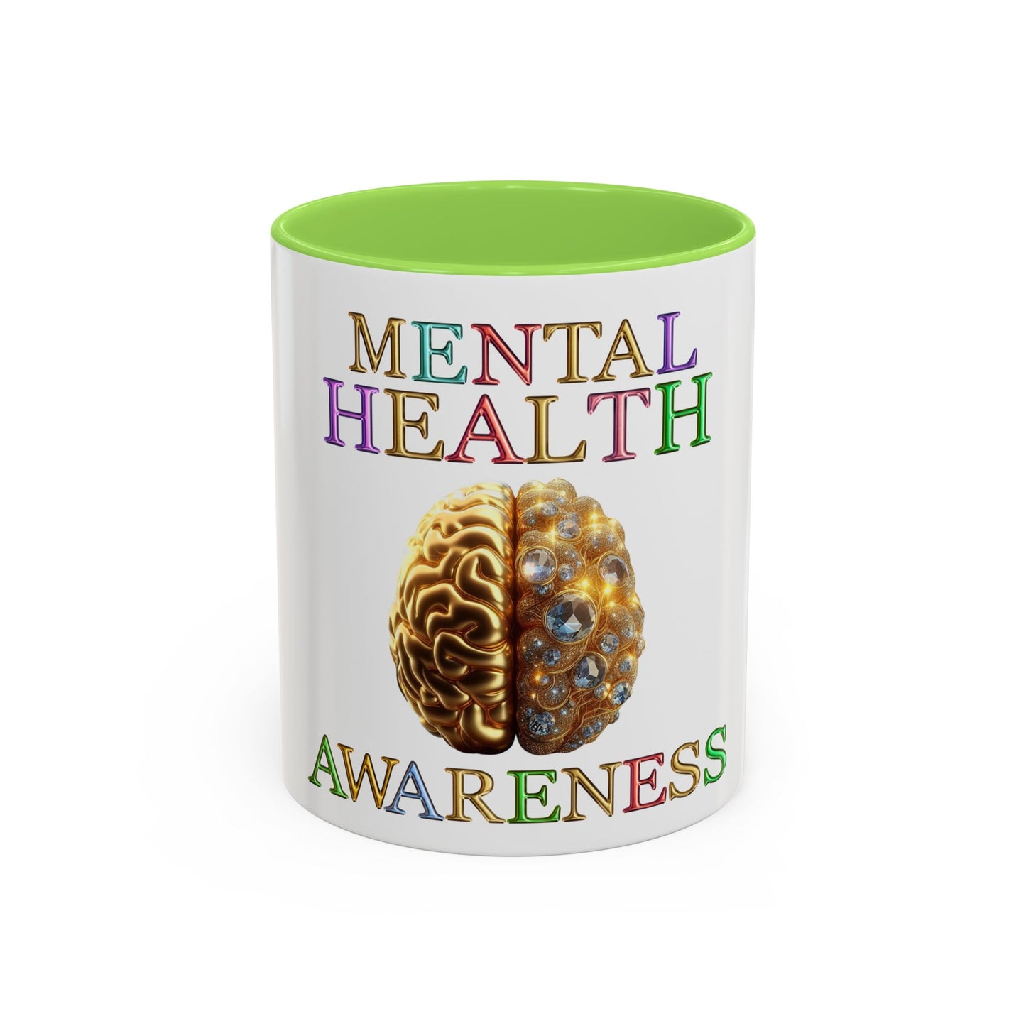 Colorful Mental Health Awareness Inspirational Self-Care Reminder Mug