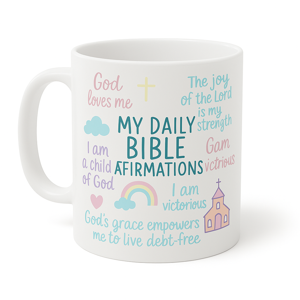 Inspirational Bible Affirmations Motivational Daily Reminder Faith-Based Mug