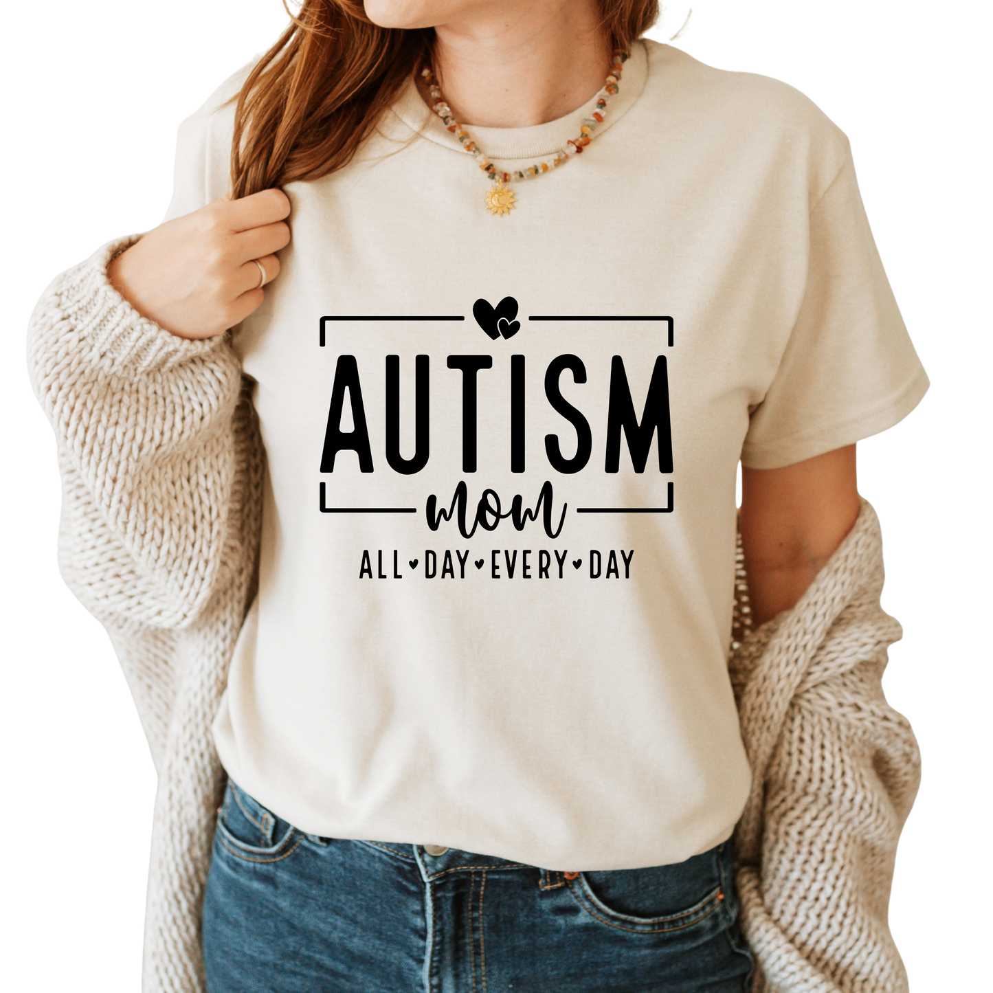 Autism Mom All Day Every Day T-Shirt