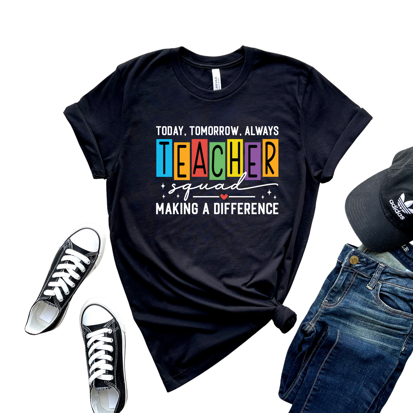Teacher Squad T-Shirt Making a Difference Every Day
