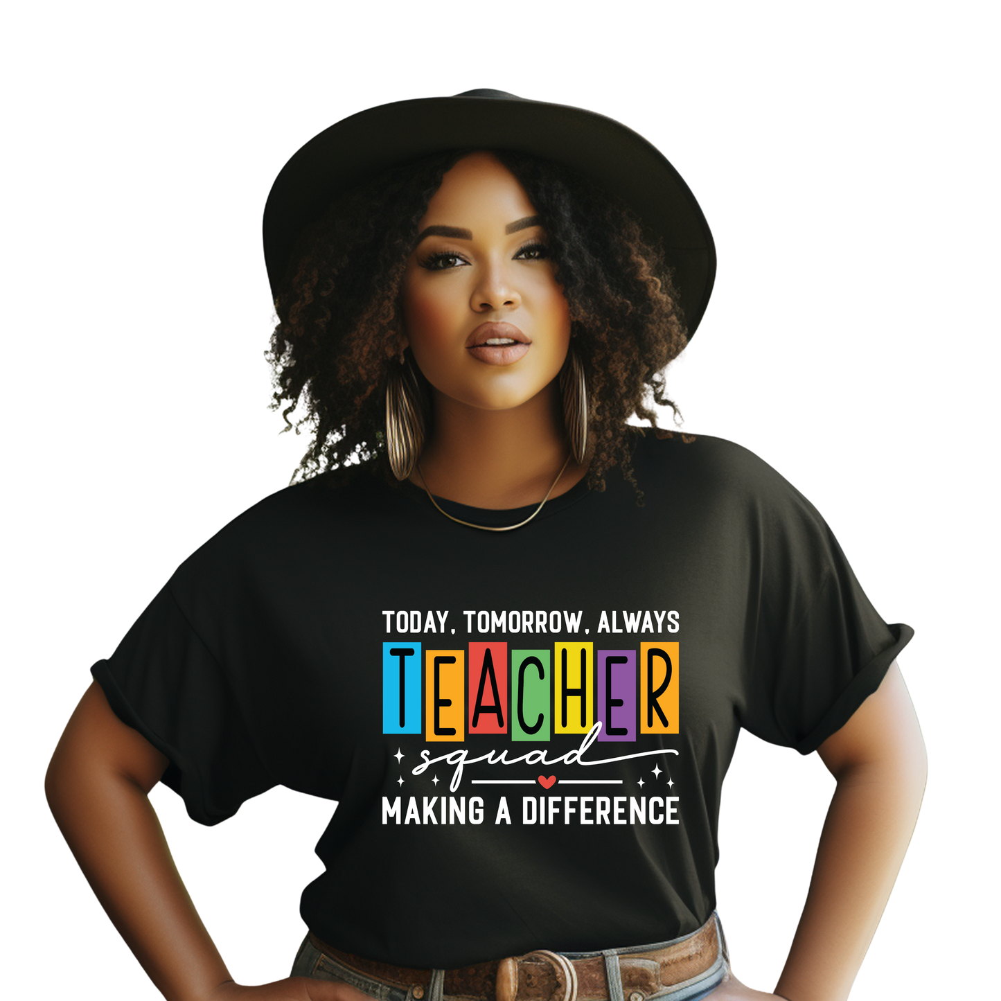 Teacher Squad T-Shirt Making a Difference Every Day