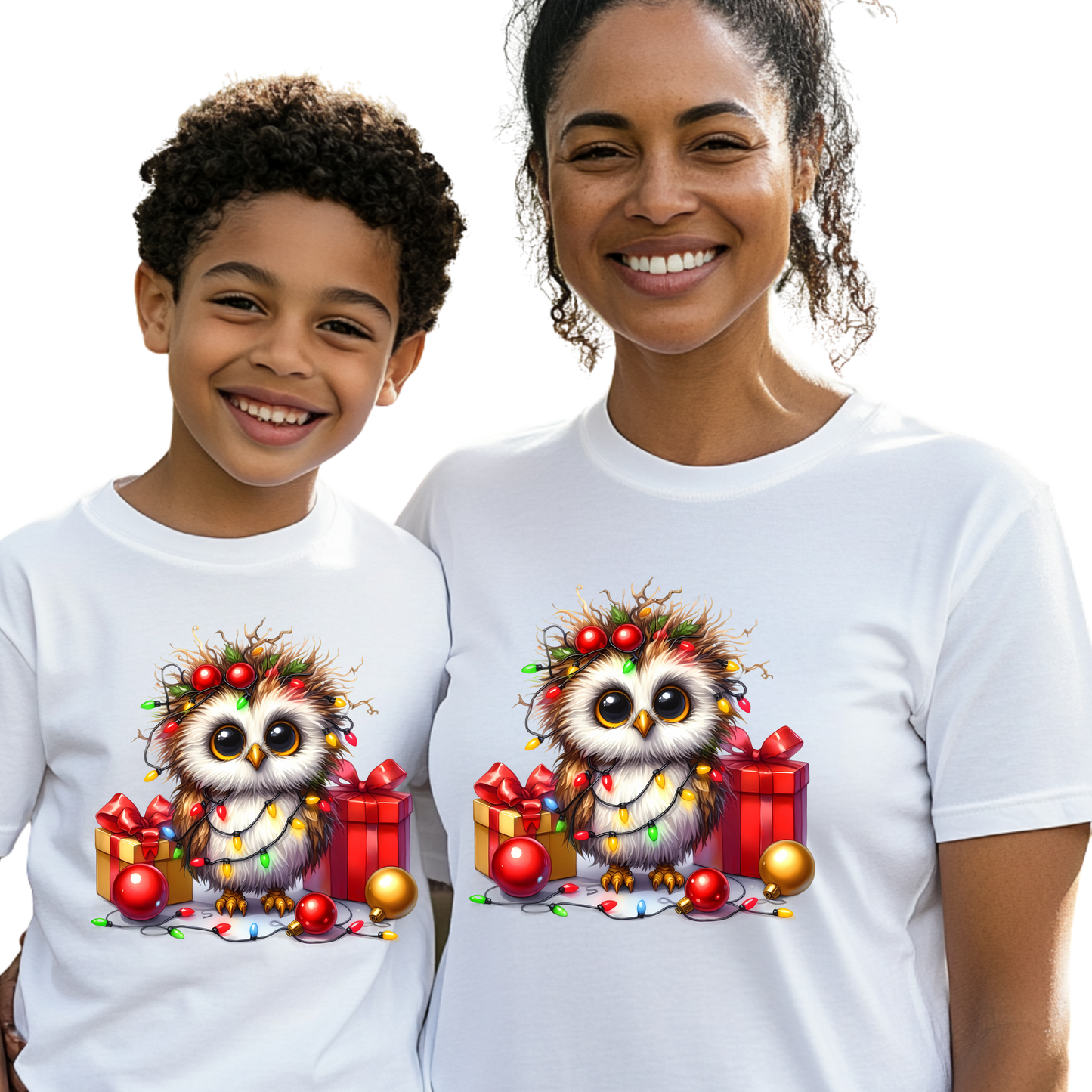 Owl I Want for Christmas Holiday T-Shirt