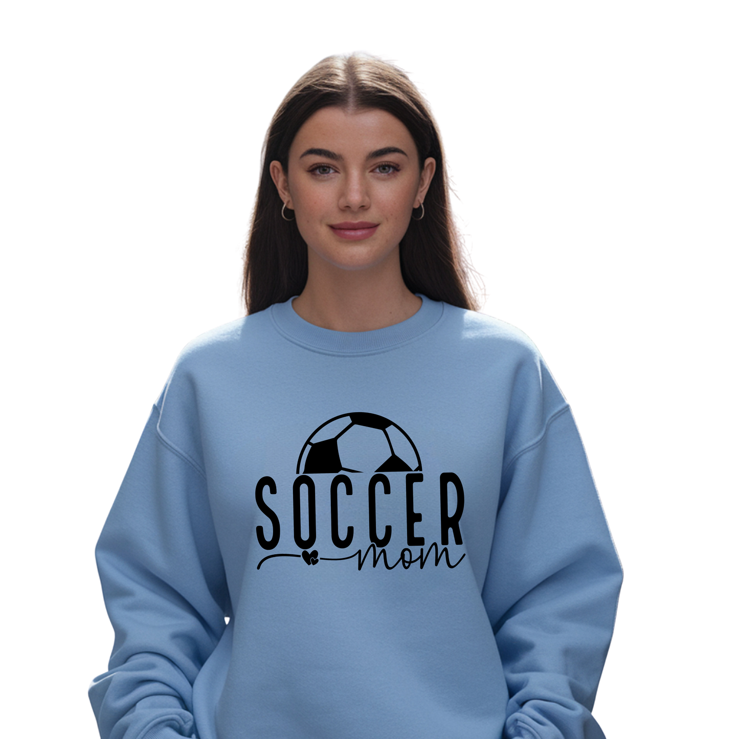Soccer Mom Life Crewneck Pullover Sweatshirt