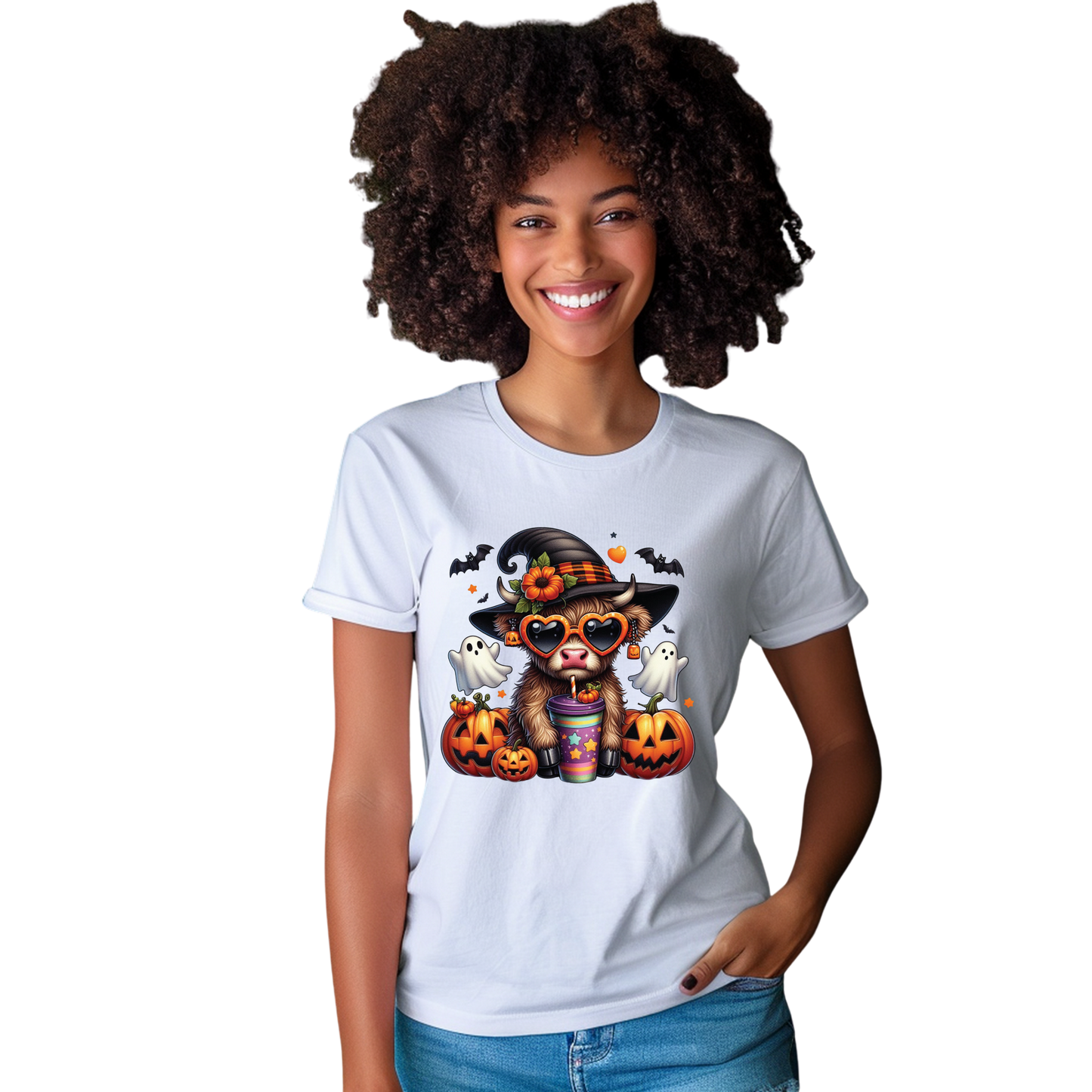 Spooky Moo Vibes Bewitchingly Beautiful T-Shirt