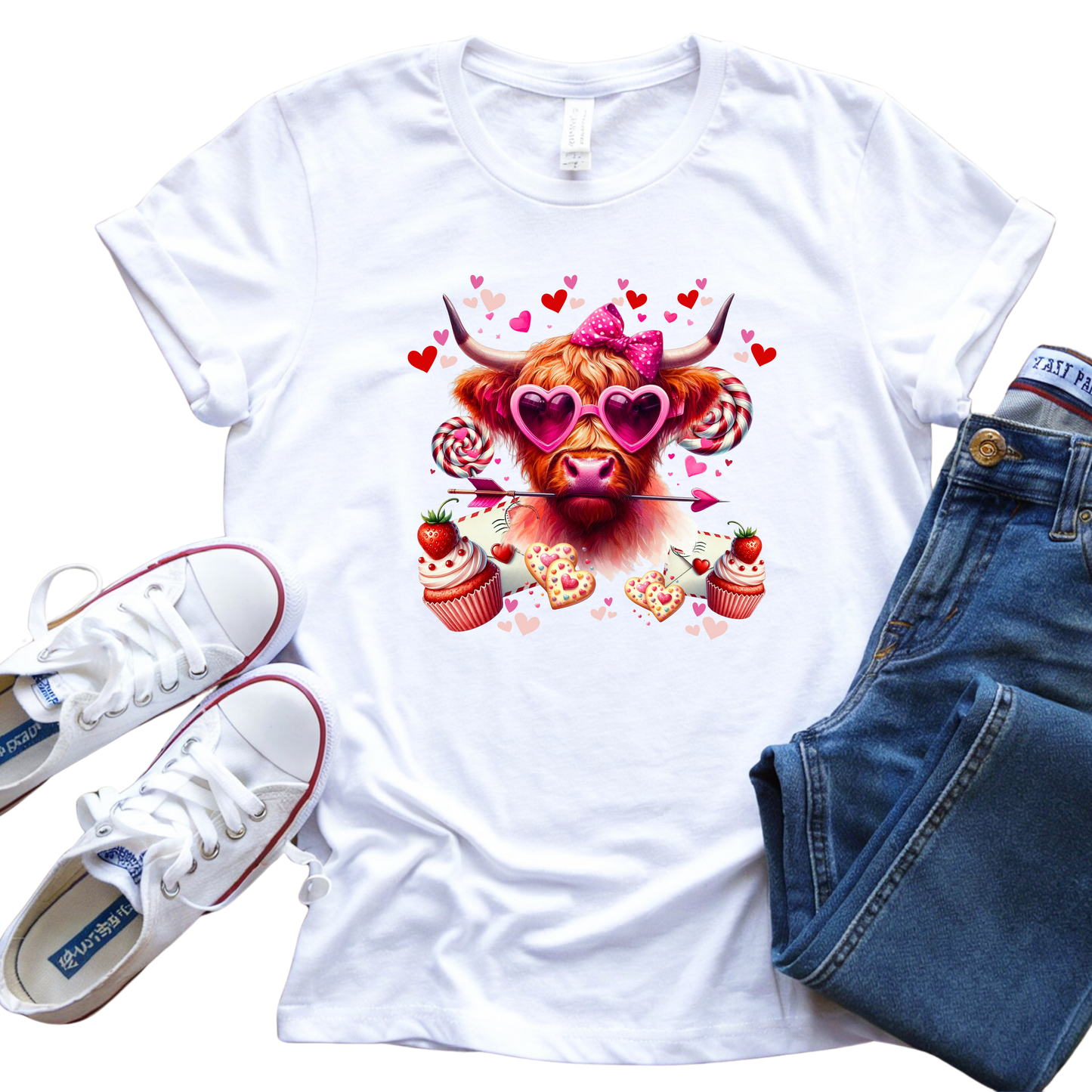 Moo’d for Love Sweetheart Highland T-Shirt