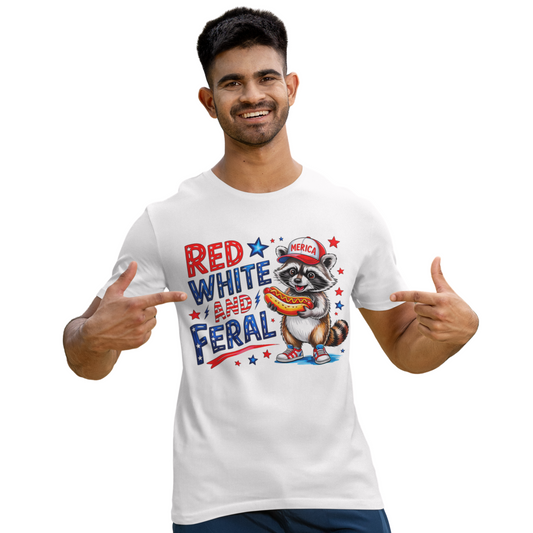 4Th of July Federal Raccoon Unisex T-Shirt