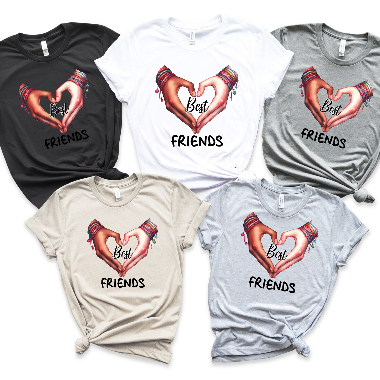Best Friends Heart Hands T-Shirt