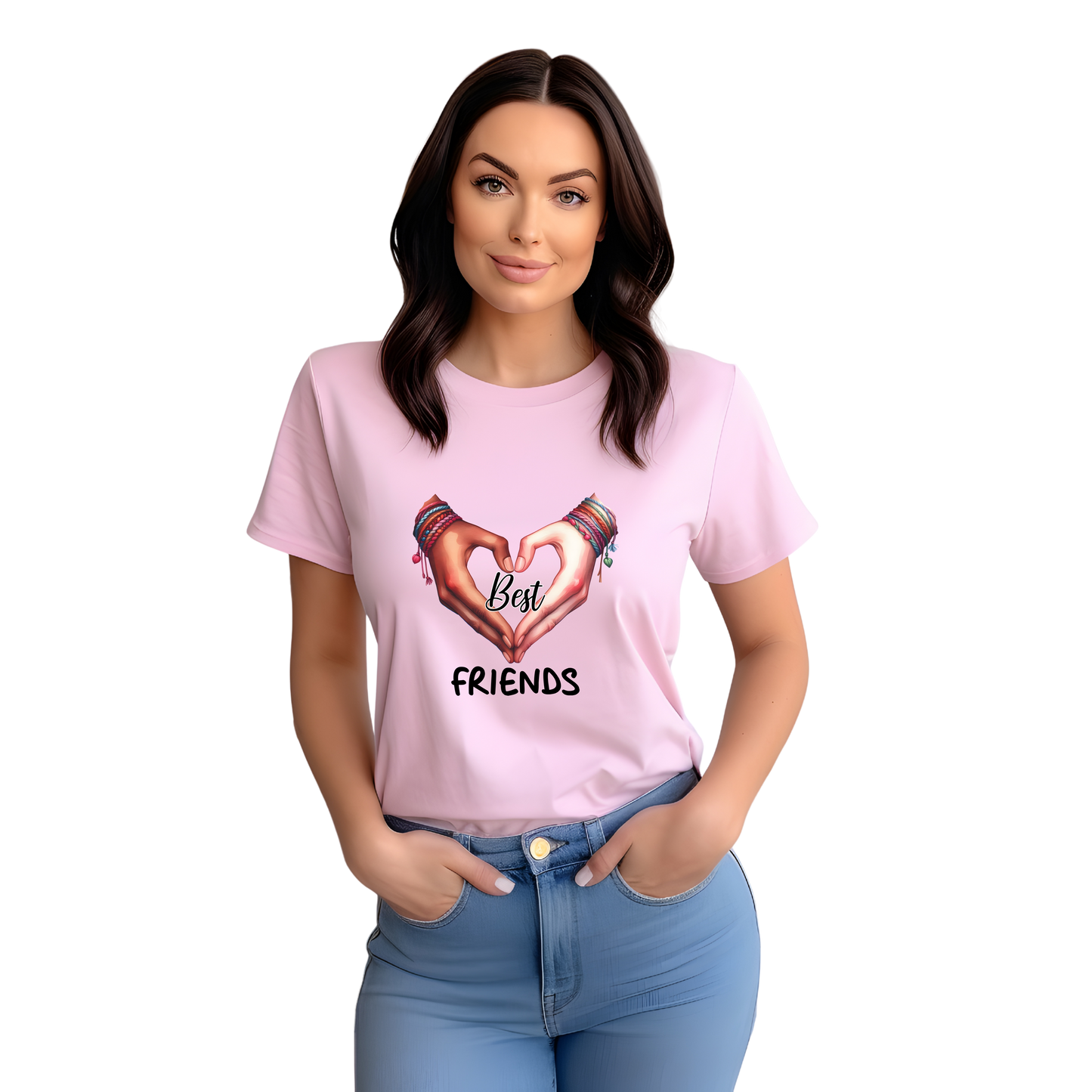 Best Friends Heart Hands T-Shirt