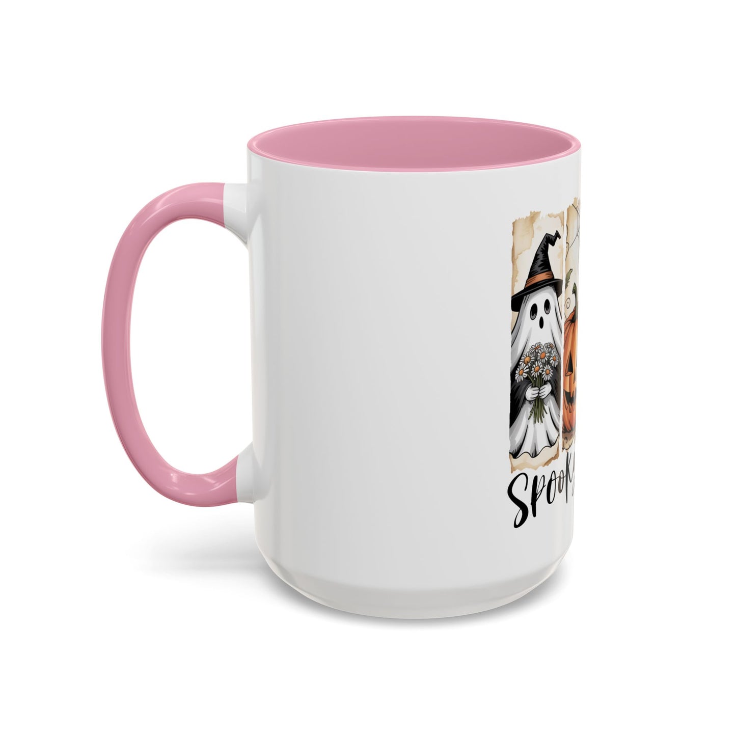 Colorful Spooky-Season Brushstroke-Halloween Mug