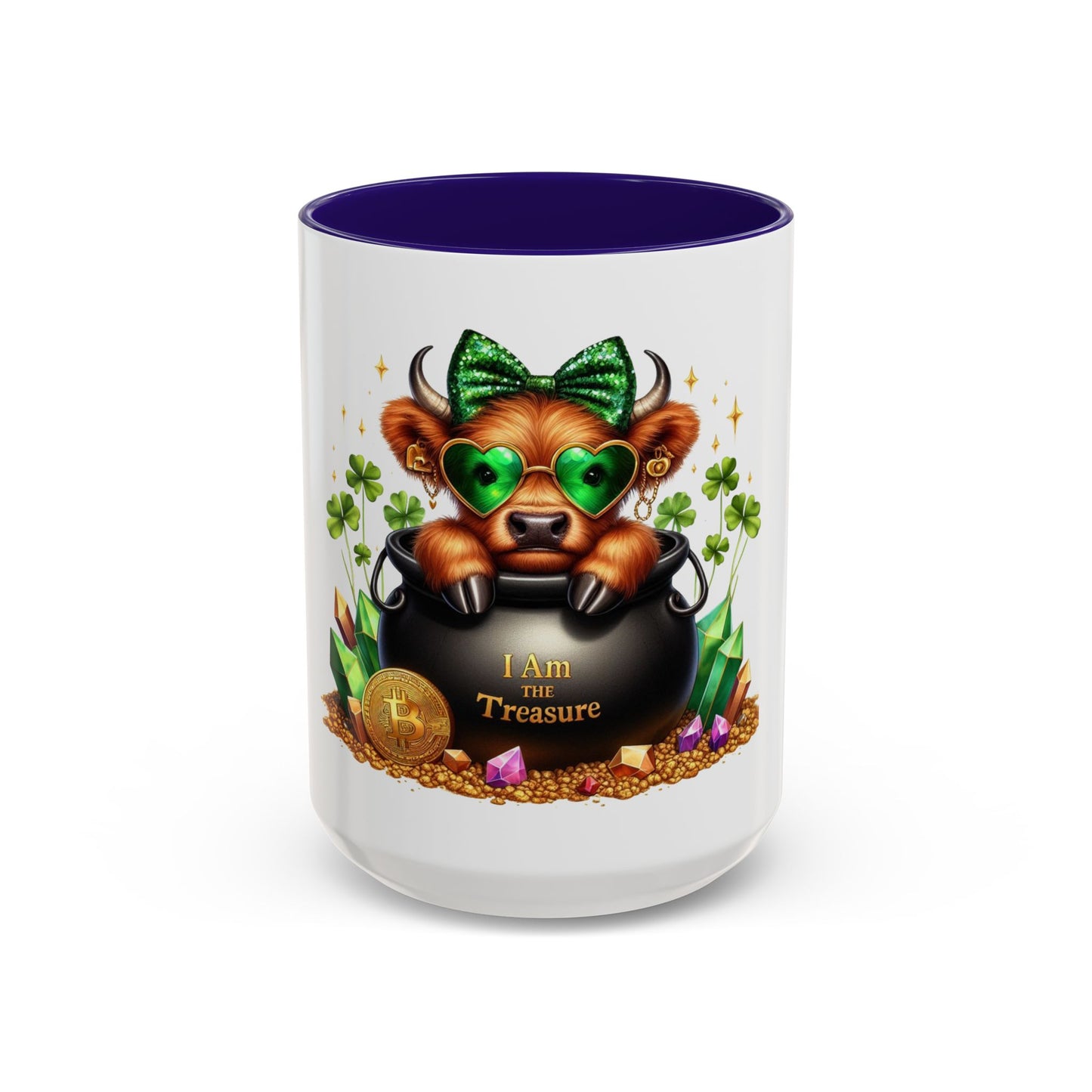 Highland St. Patrick Lucky Treasure Cow You Are the Gold Mug