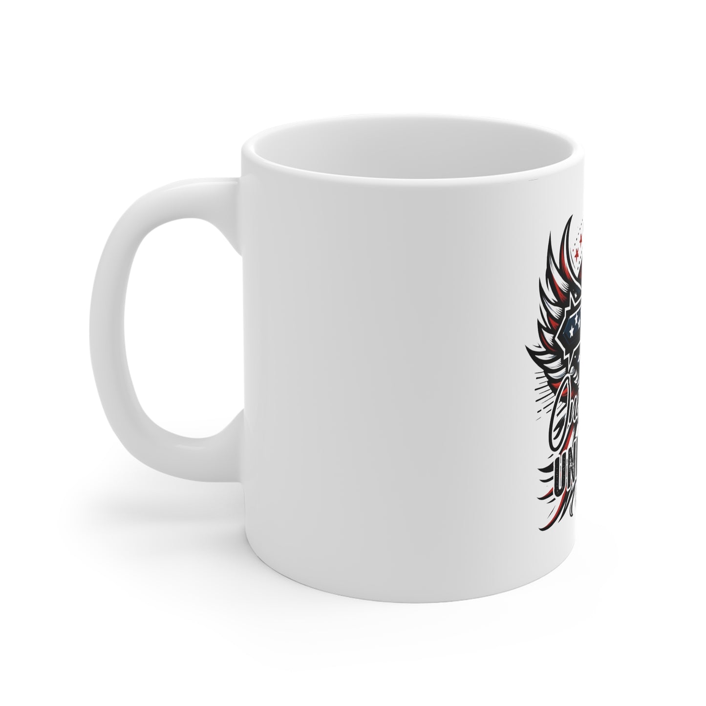 Patriotic One Nation Under God, USA Flag Mug