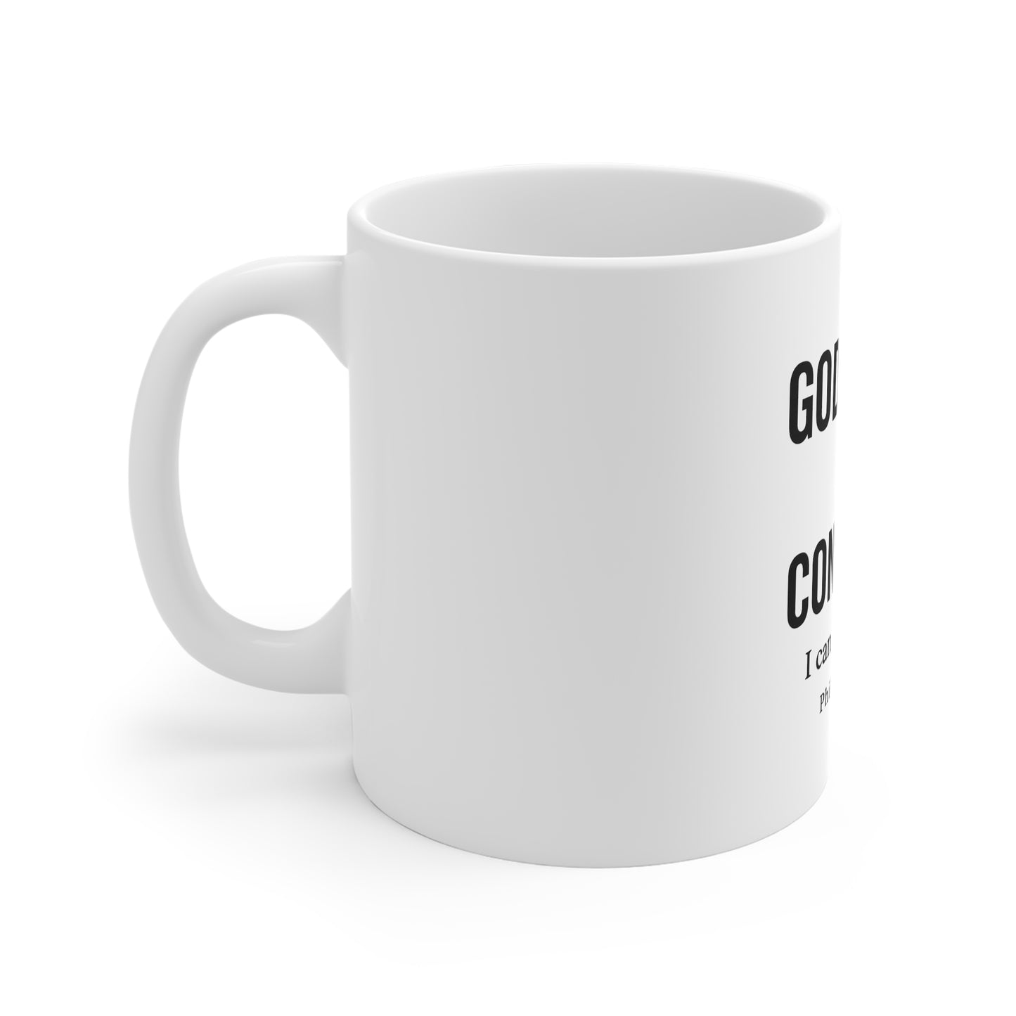 Godfidence > Confidence Christian Gift Bible Verse Mug