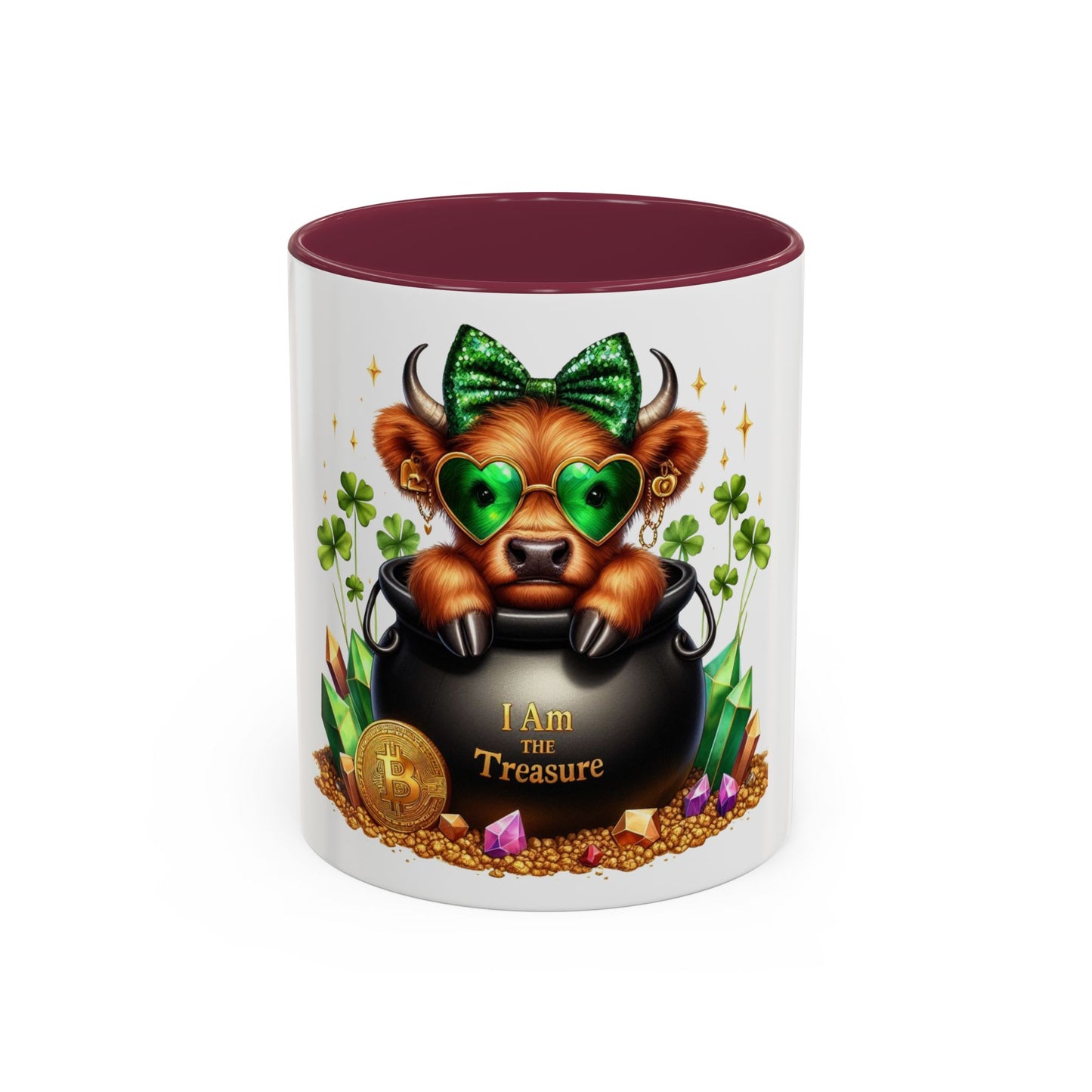 Highland St. Patrick Lucky Treasure Cow You Are the Gold Mug