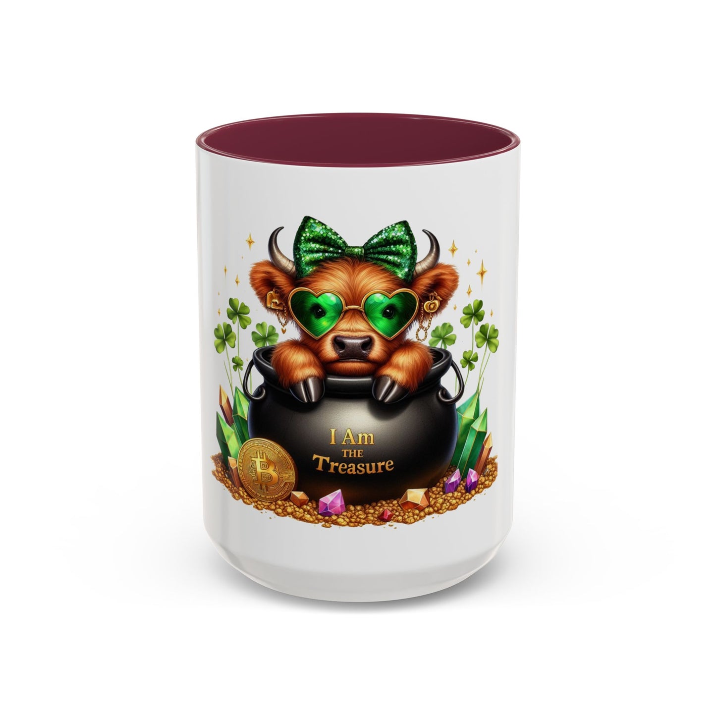Highland St. Patrick Lucky Treasure Cow You Are the Gold Mug