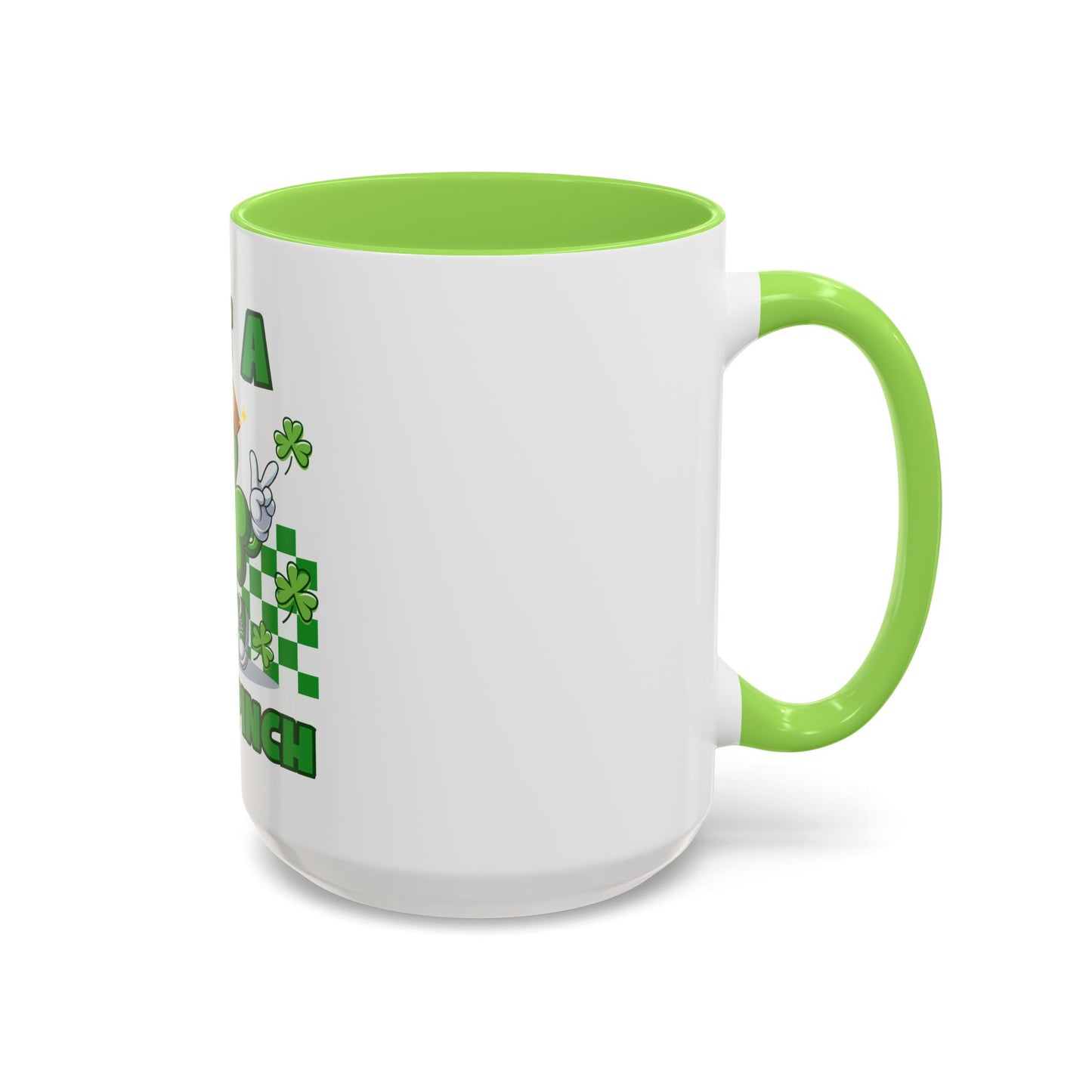St. Patrick's Day Two-Tone Coffee Just a Little Pinch Lucky Charm Mug