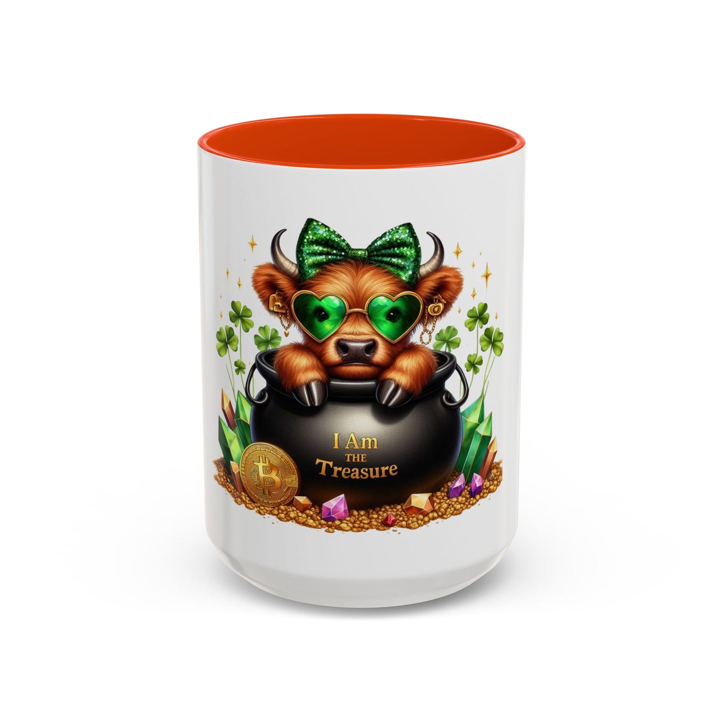Highland St. Patrick Lucky Treasure Cow You Are the Gold Mug