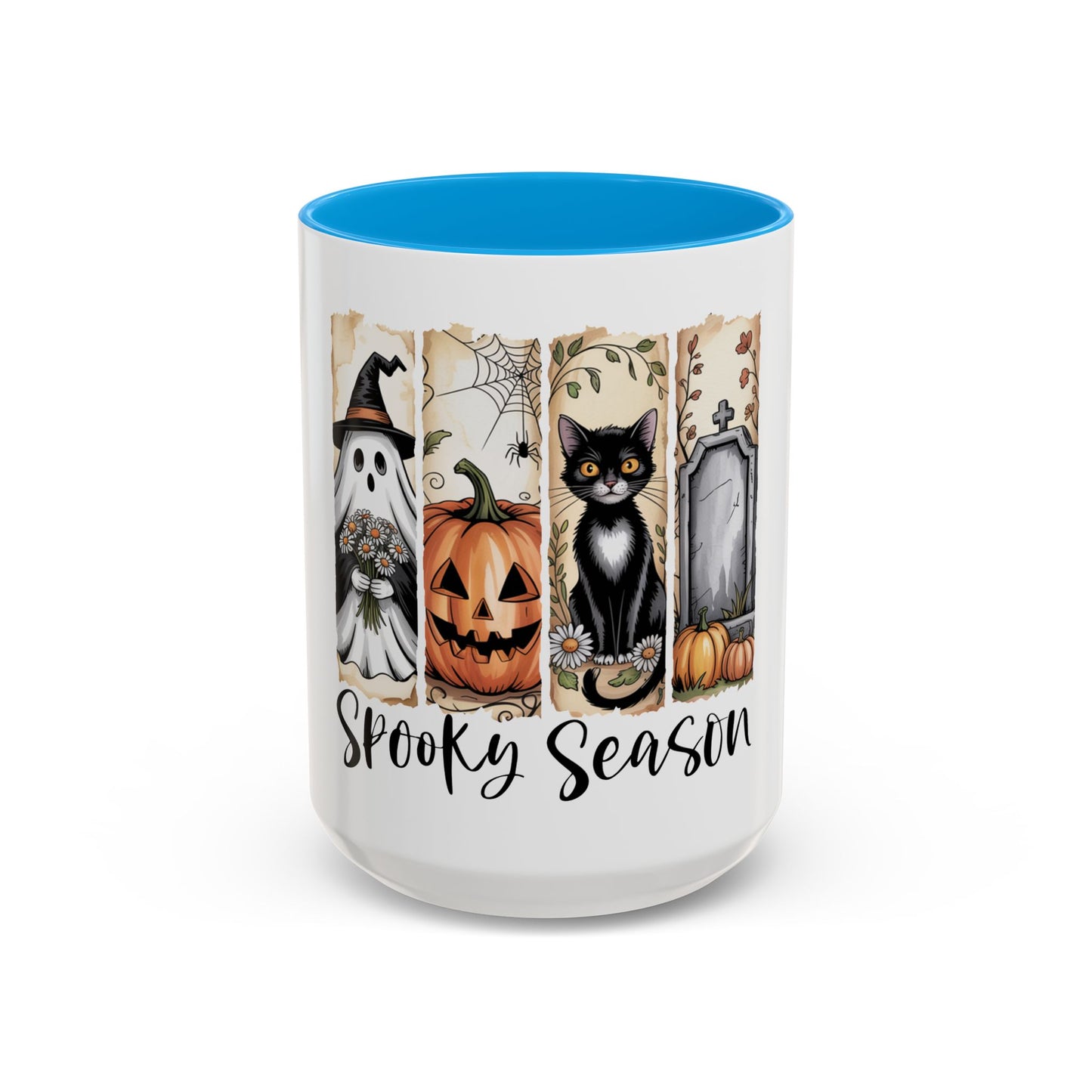 Colorful Spooky-Season Brushstroke-Halloween Mug