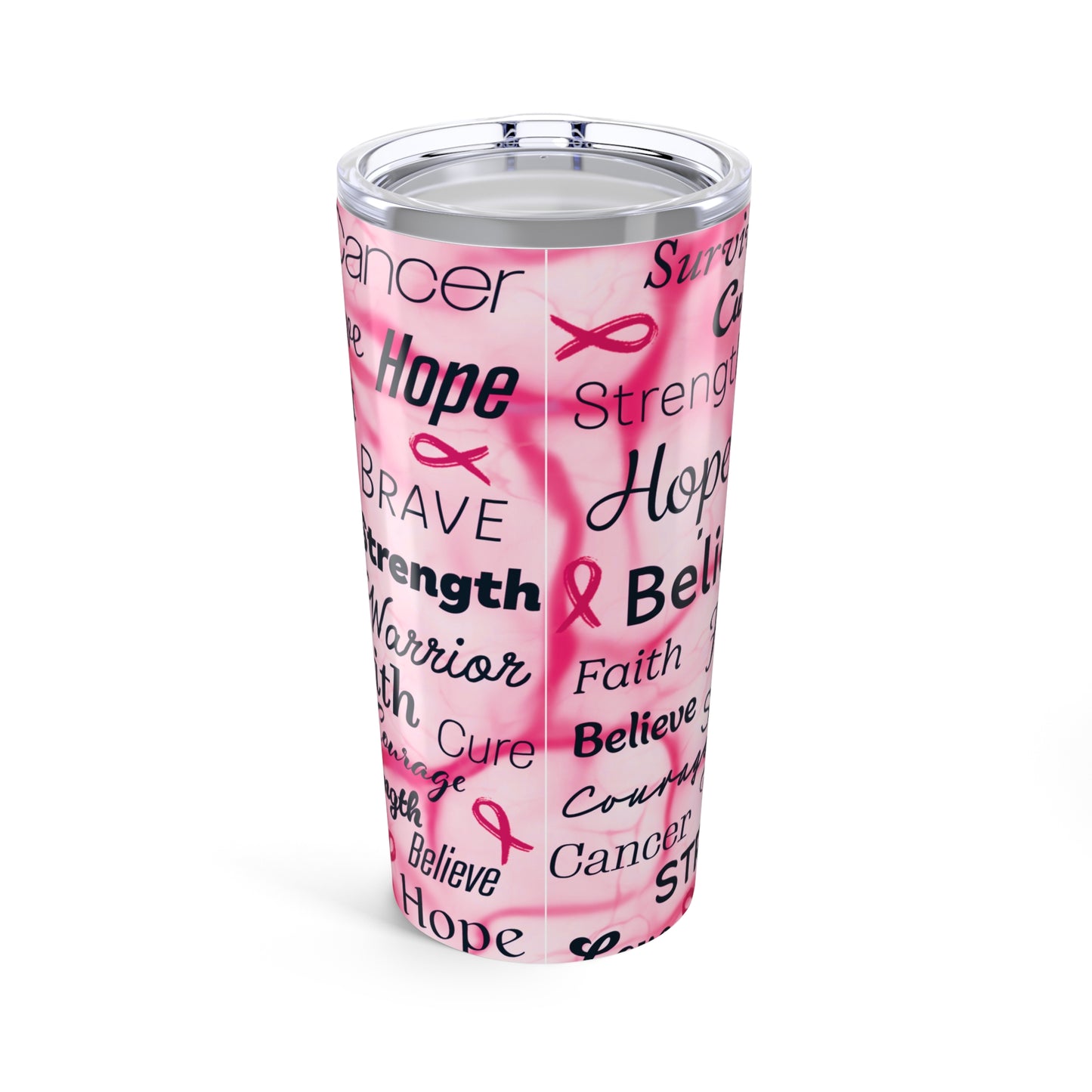 Breast Cancer Awareness Inspirational Tumbler Motivational Quotes