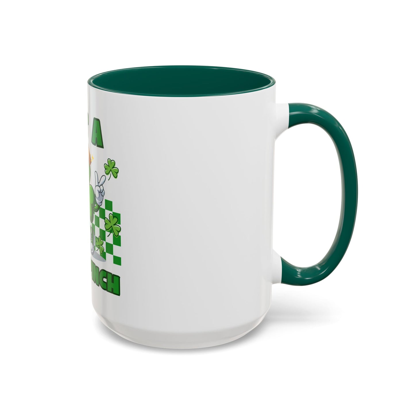 St. Patrick's Day Two-Tone Coffee Just a Little Pinch Lucky Charm Mug