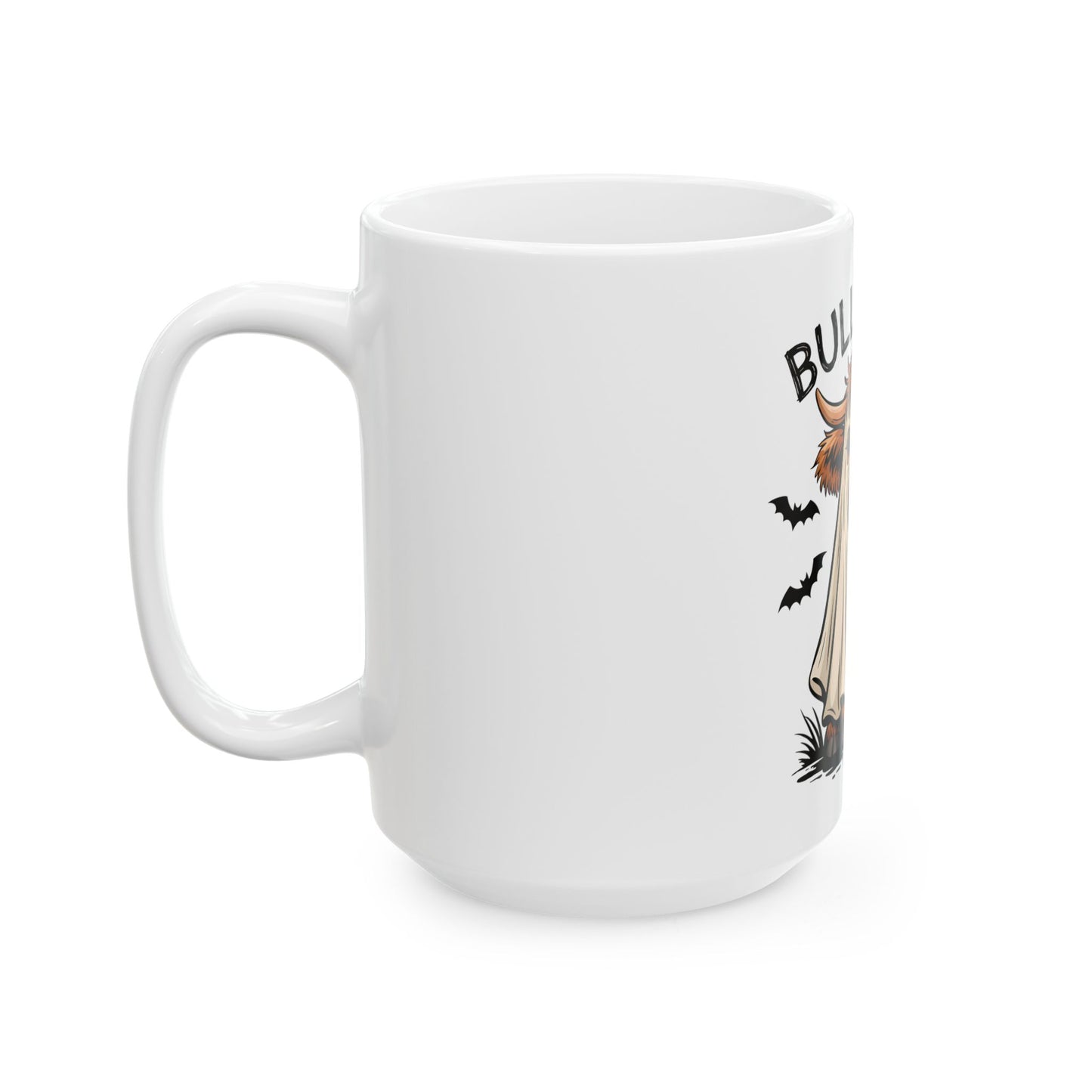 Bull Sheet Funny Halloween Ghost Cow Mug